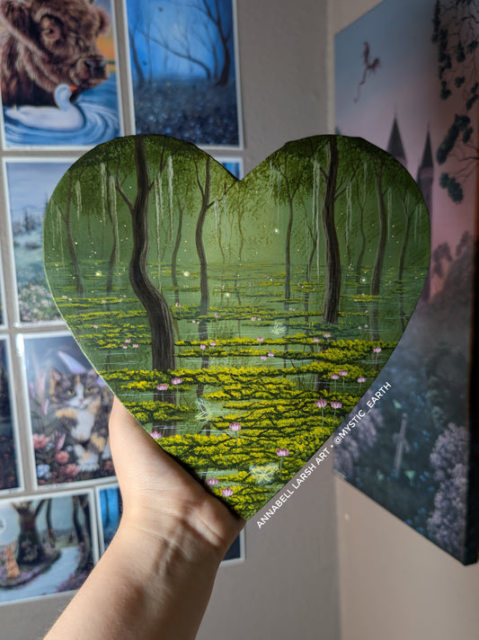 In the Heart of the Swamp 8" Painting