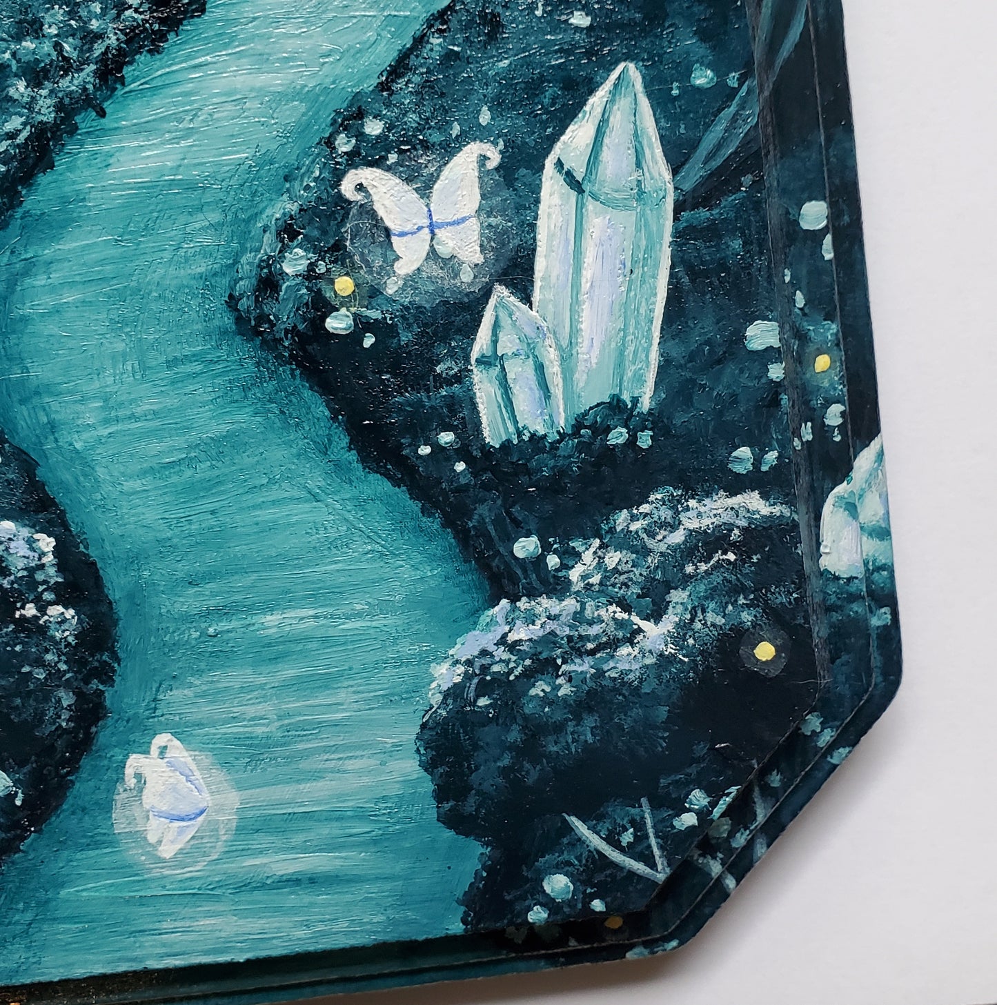 Crystal River Painting on Wood