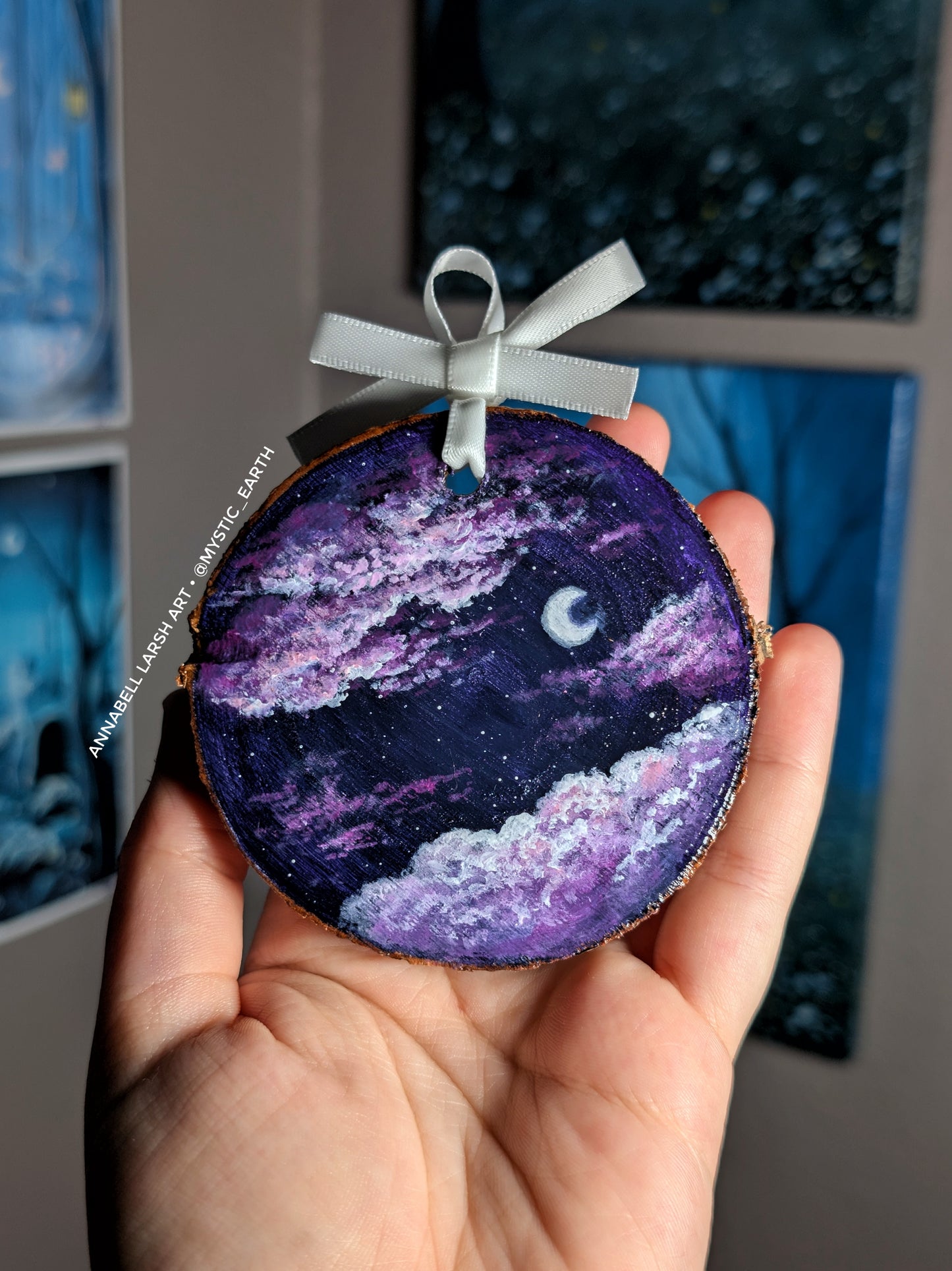 Purple Skies Mini Portal Paintings (sold separately)