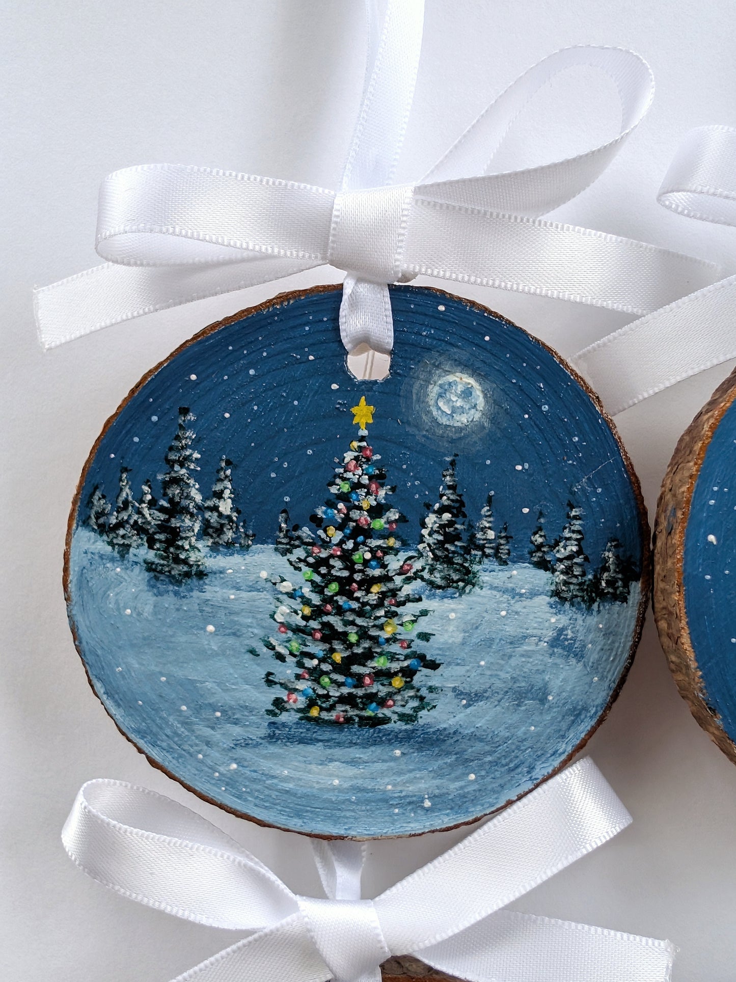 Winter Wonderland 4pc Tree Ornament or Wall Art Set