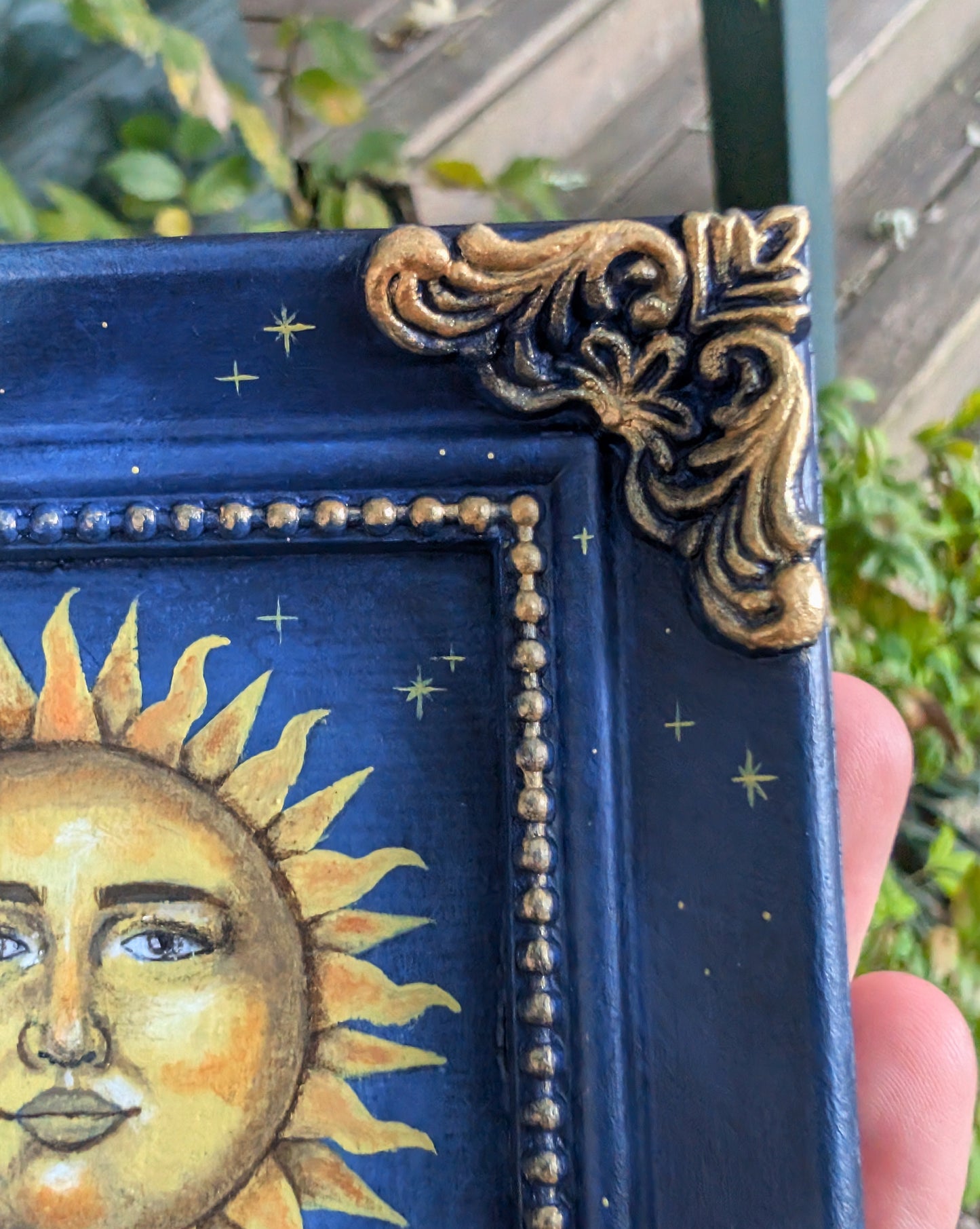 The Sun 4.5" Painting