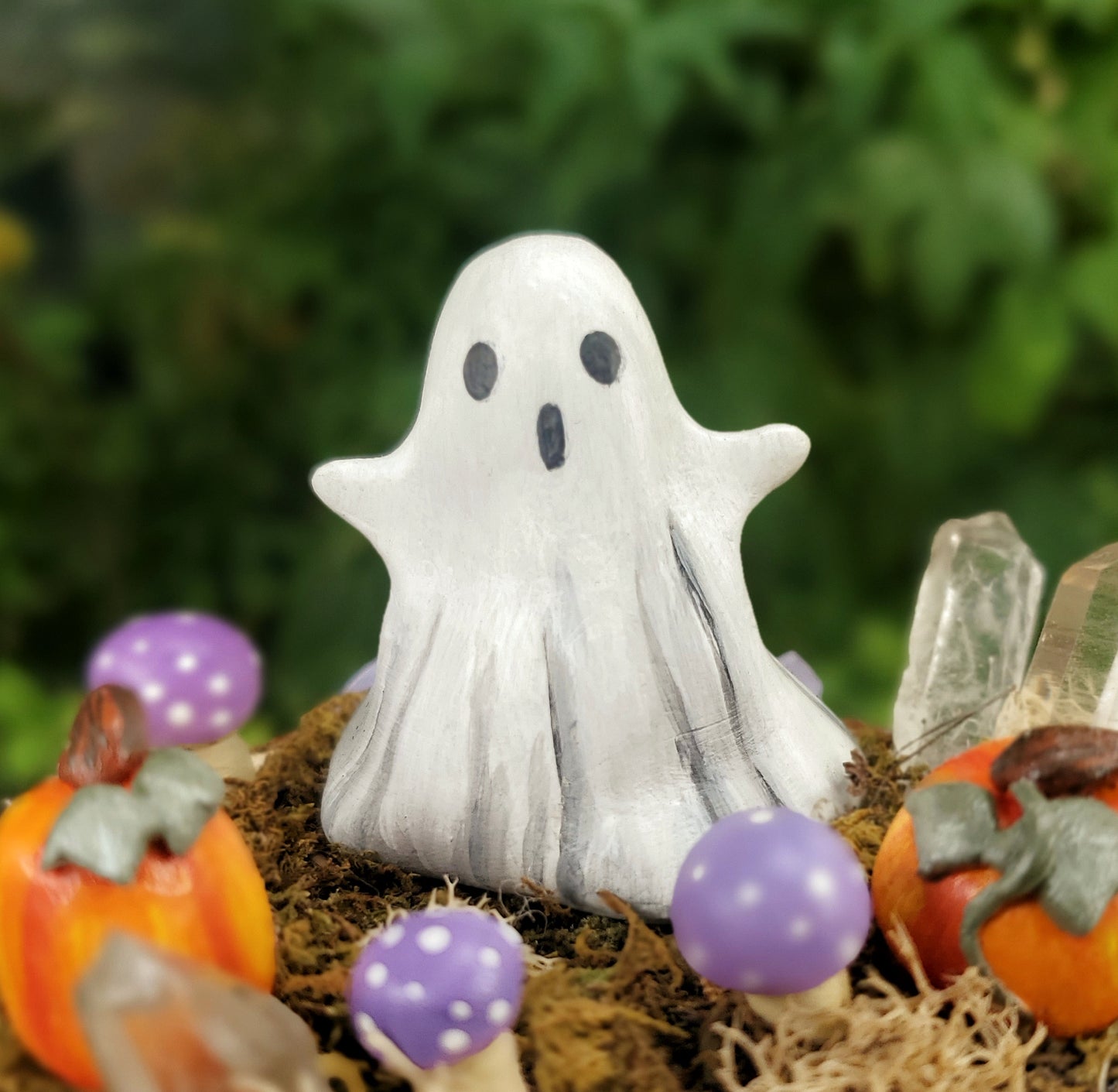 Ghostie Mushroom Garden Sculpture