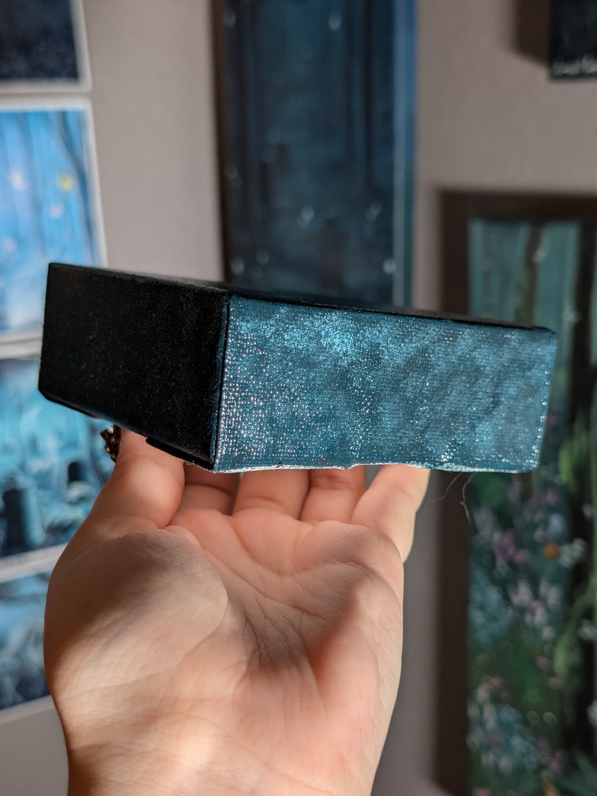 Darkwood Cemetery 4" Painting 3/50