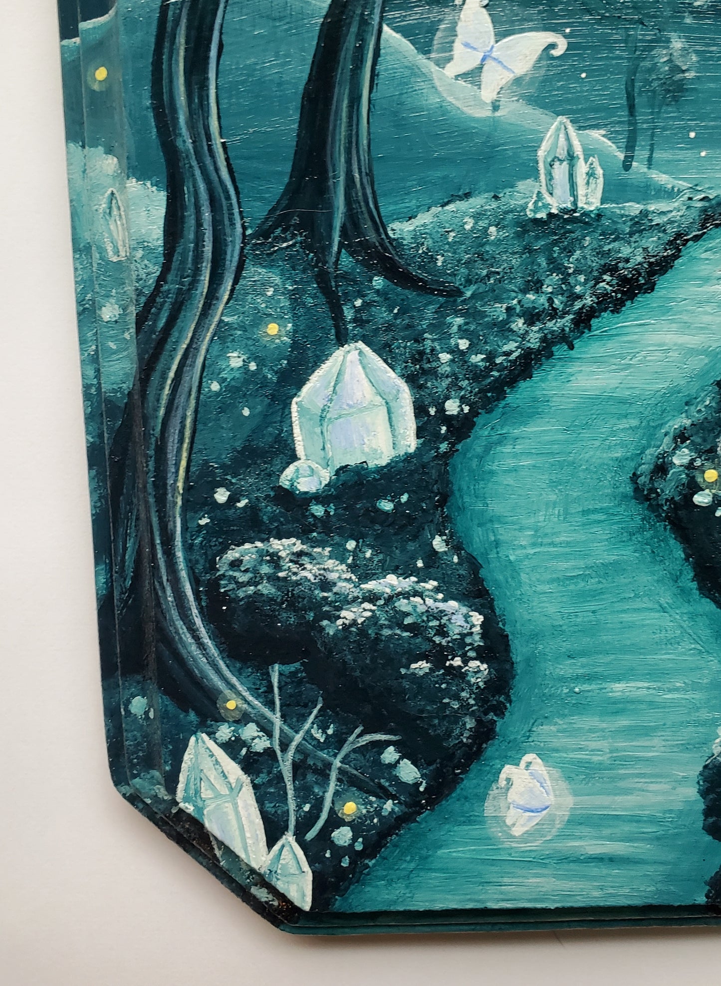 Crystal River Painting on Wood