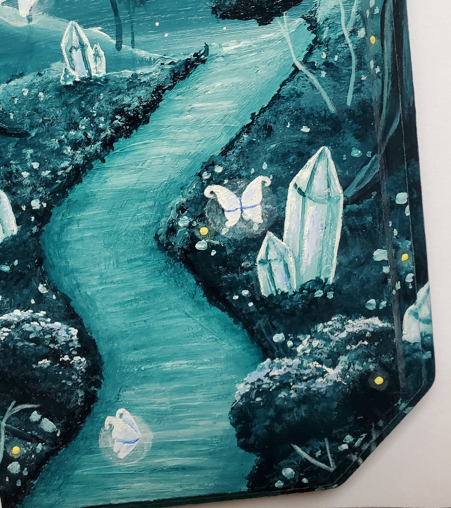 Crystal River Painting on Wood