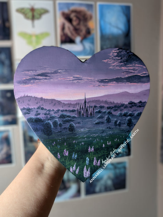 When the Sun Sets 8" Painting