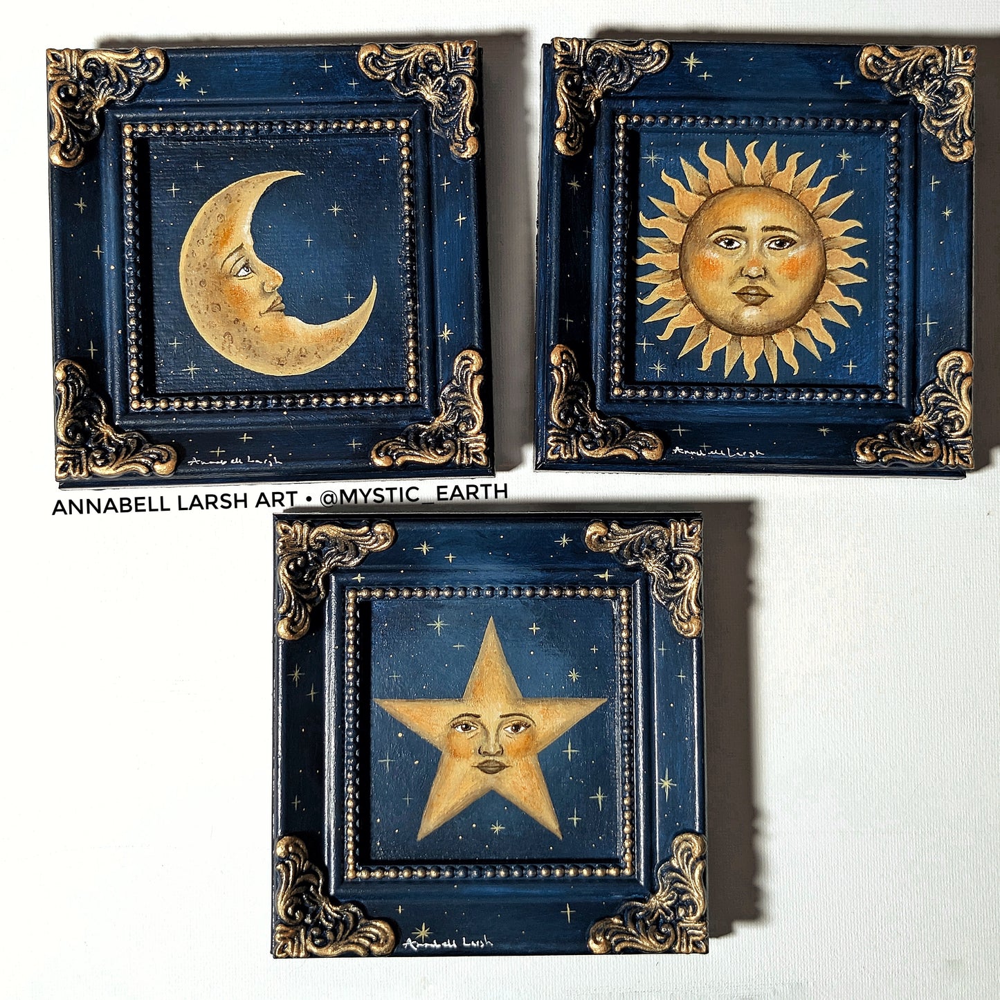 Sun, Moon, and Star Painting Set (standing display) PRE-ORDER