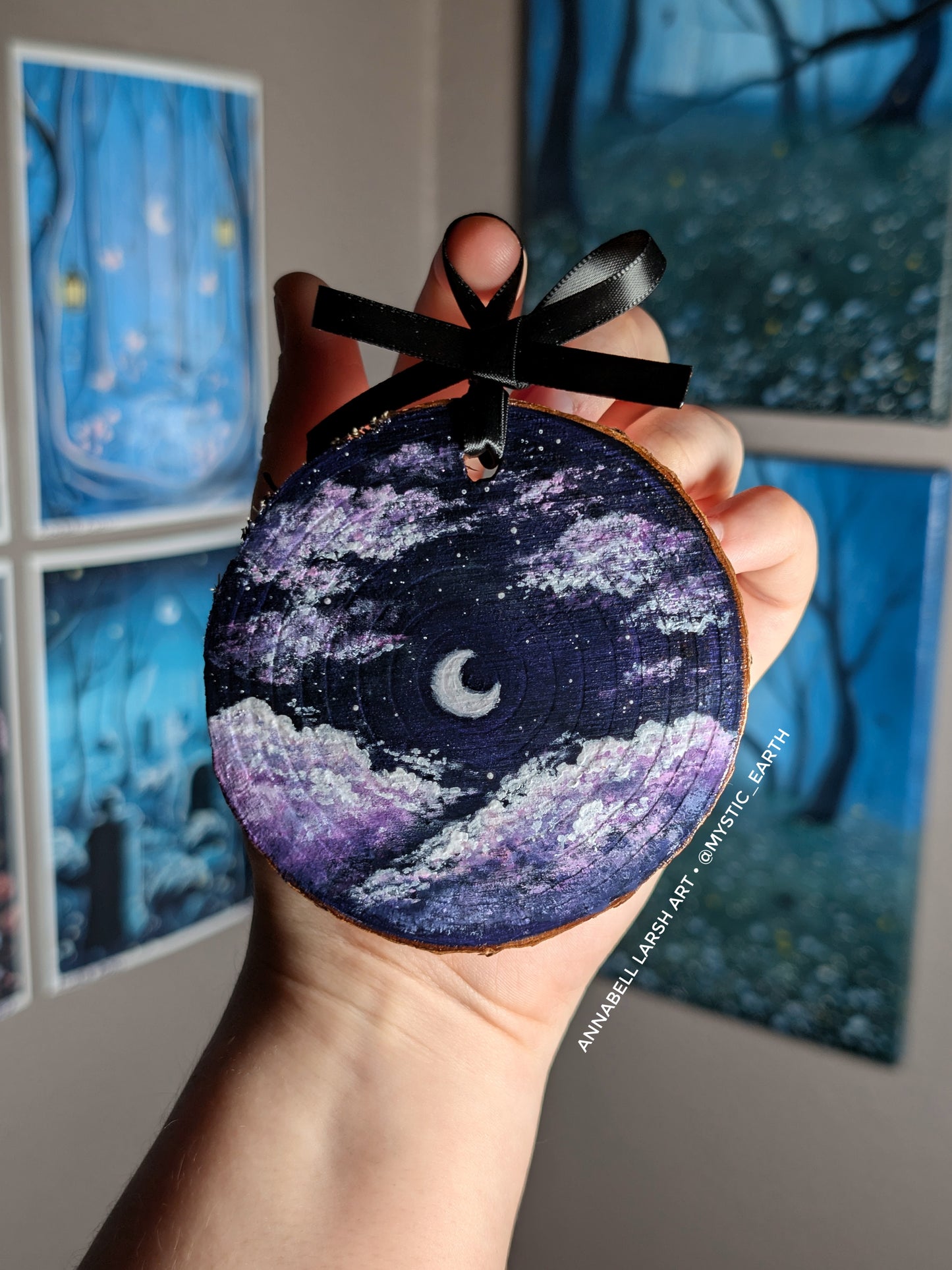 Purple Skies Mini Portal Paintings (sold separately)