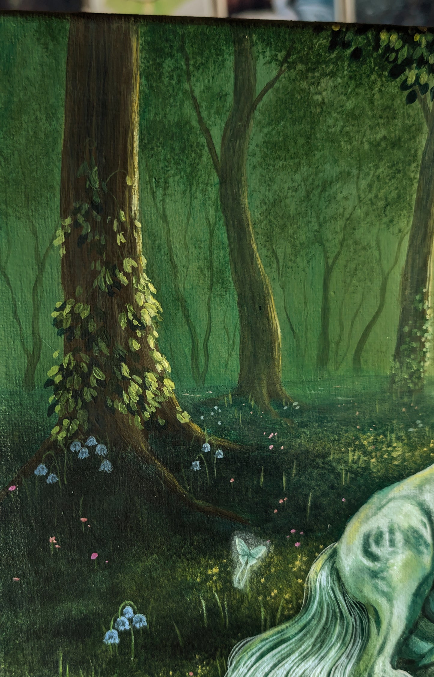 The Unicorns Slumber 11"x14" Painting