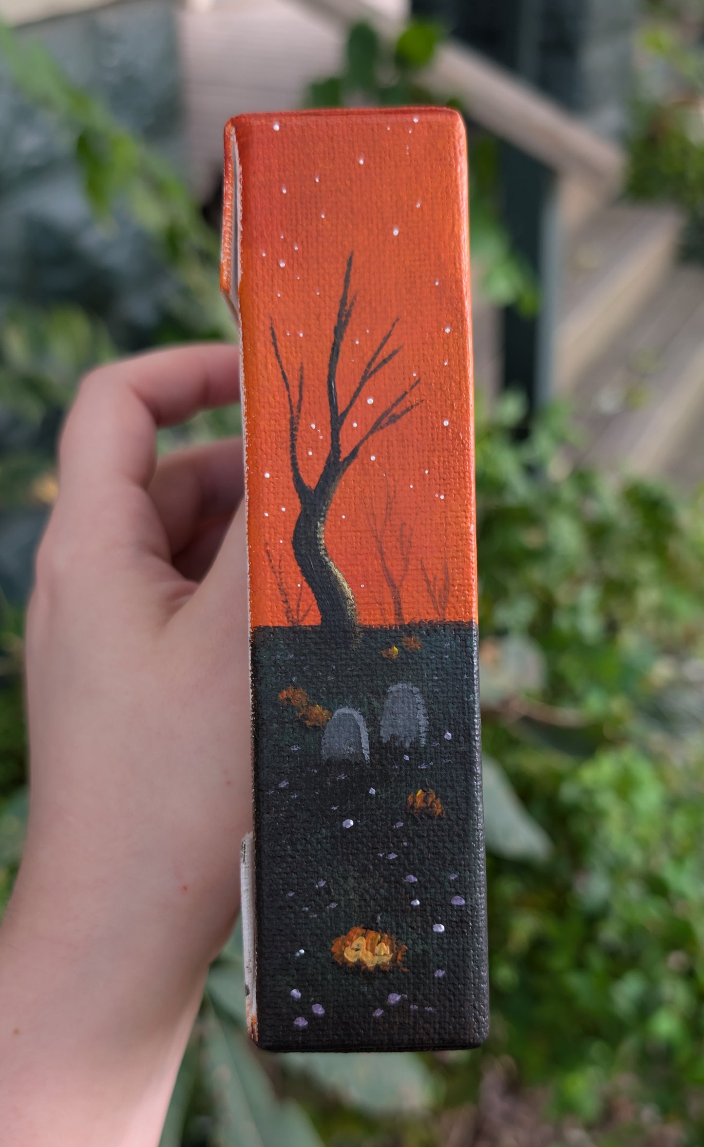 The Pumpkin Cemetery Painting