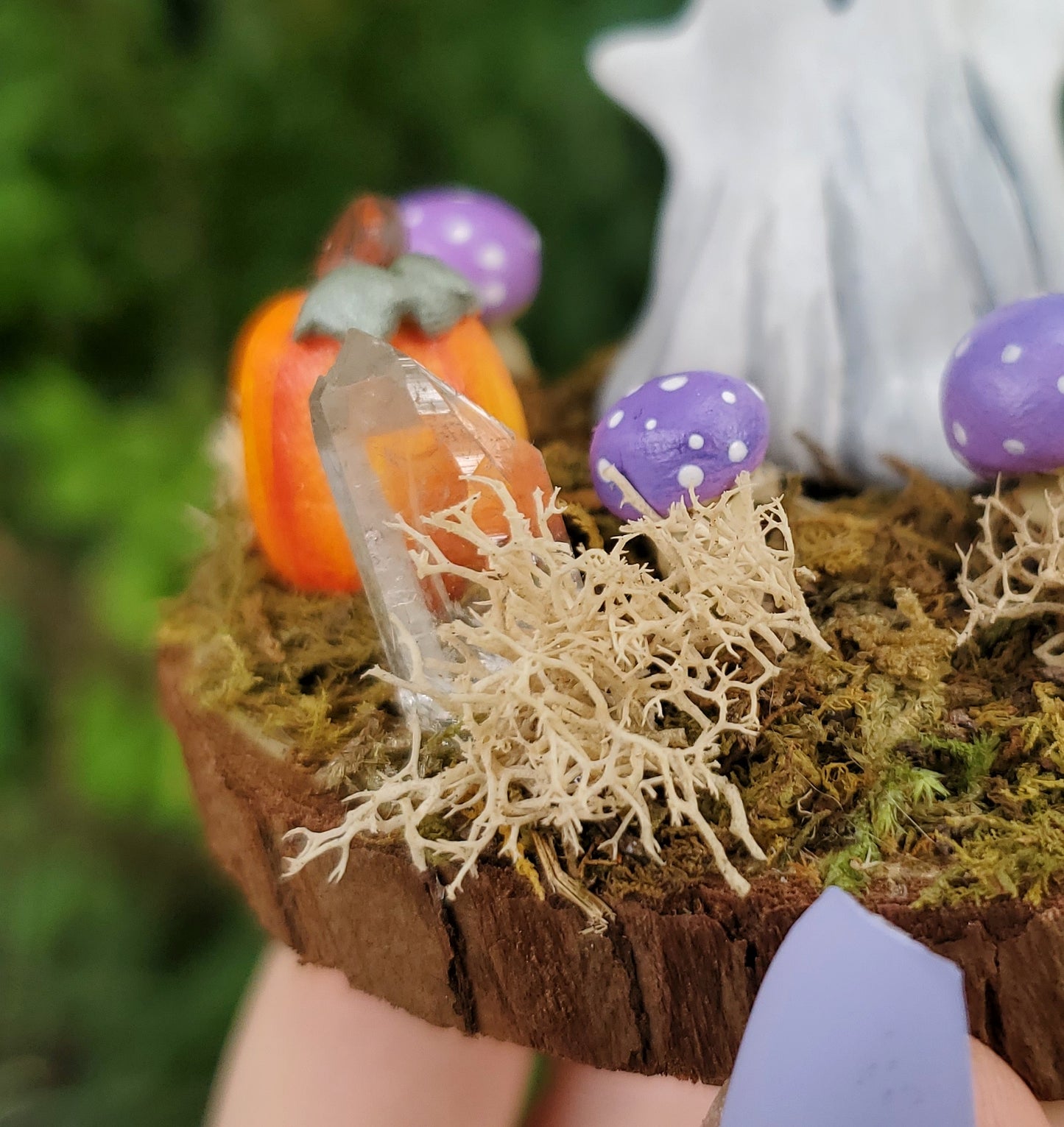 Ghostie Mushroom Garden Sculpture