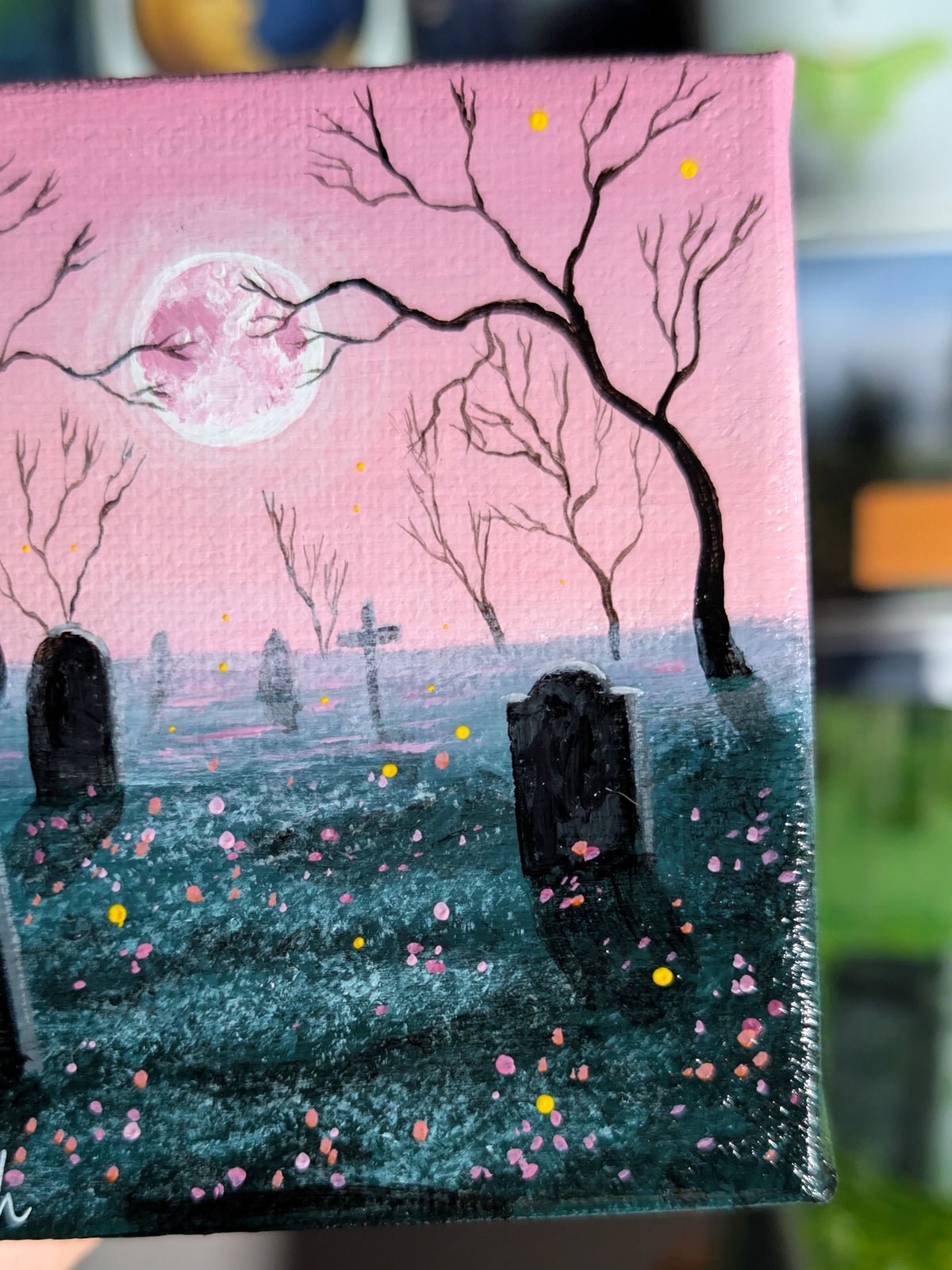 Primrose Cemetery 4" Painting 61/50