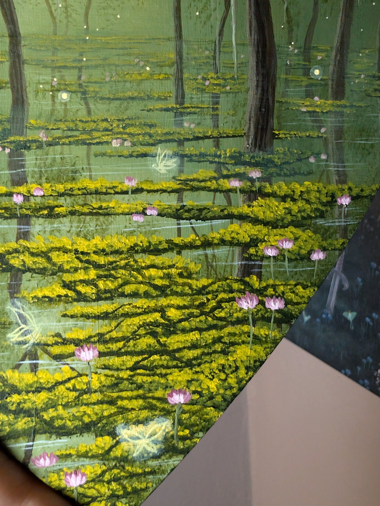 In the Heart of the Swamp 8" Painting