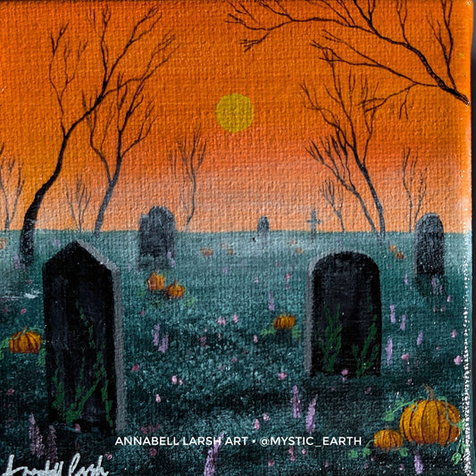 Pumpkin Patch Cemetery Prints