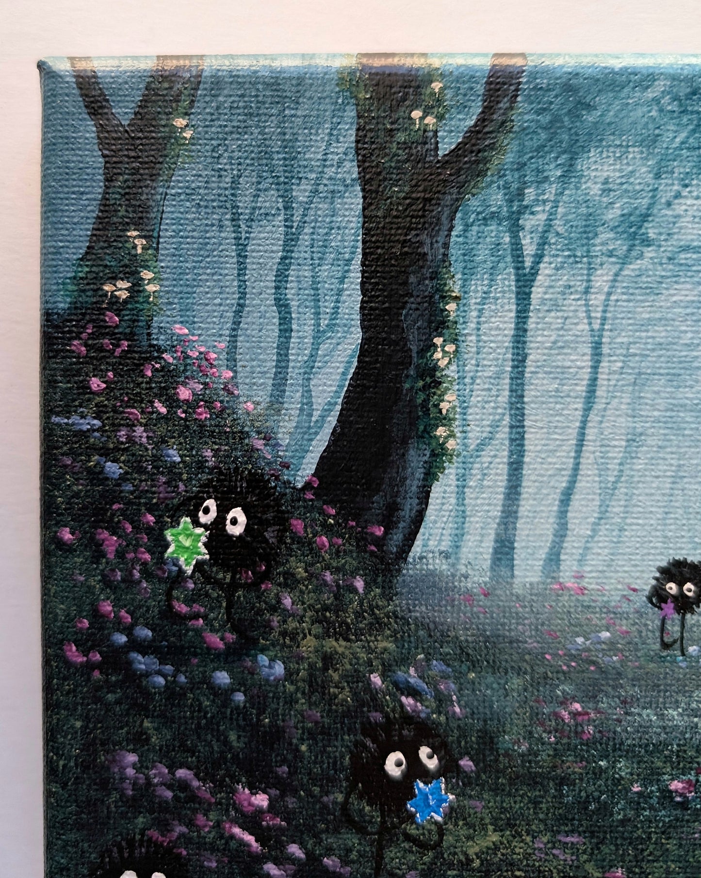 Sprites in the Forest Painting 5"x7"