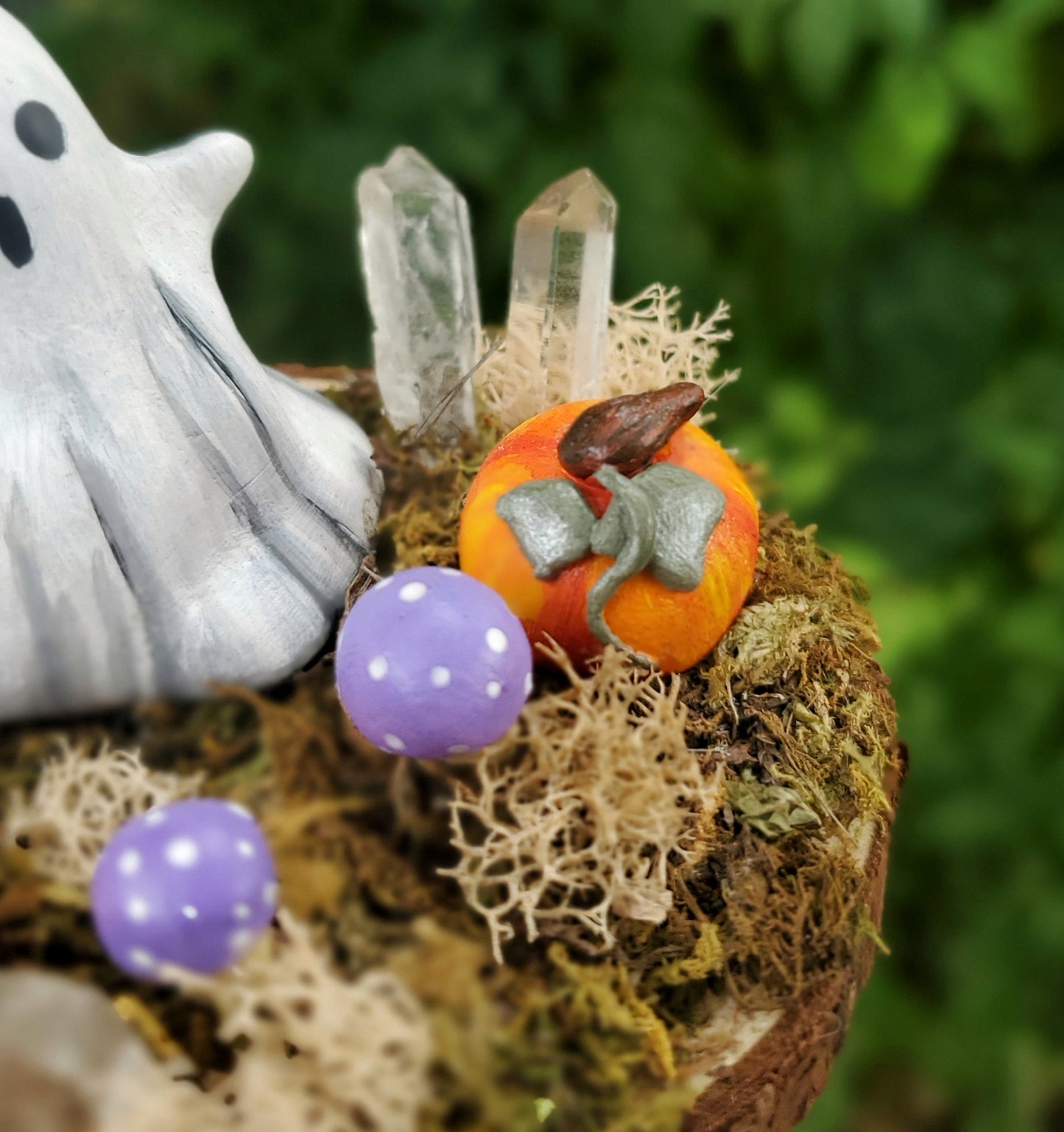 Ghostie Mushroom Garden Sculpture