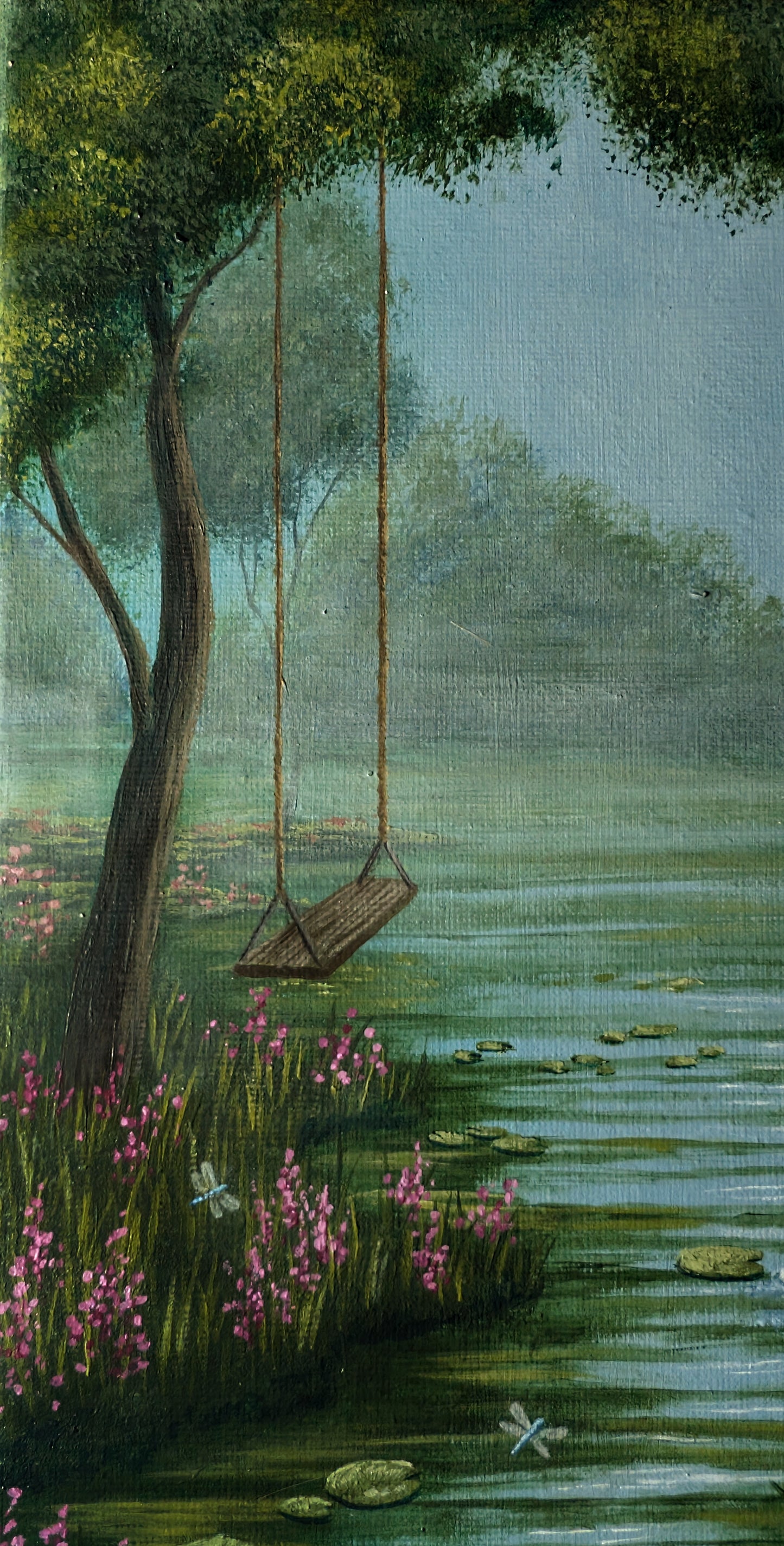 Summers by the Lake 8"x10" Painting