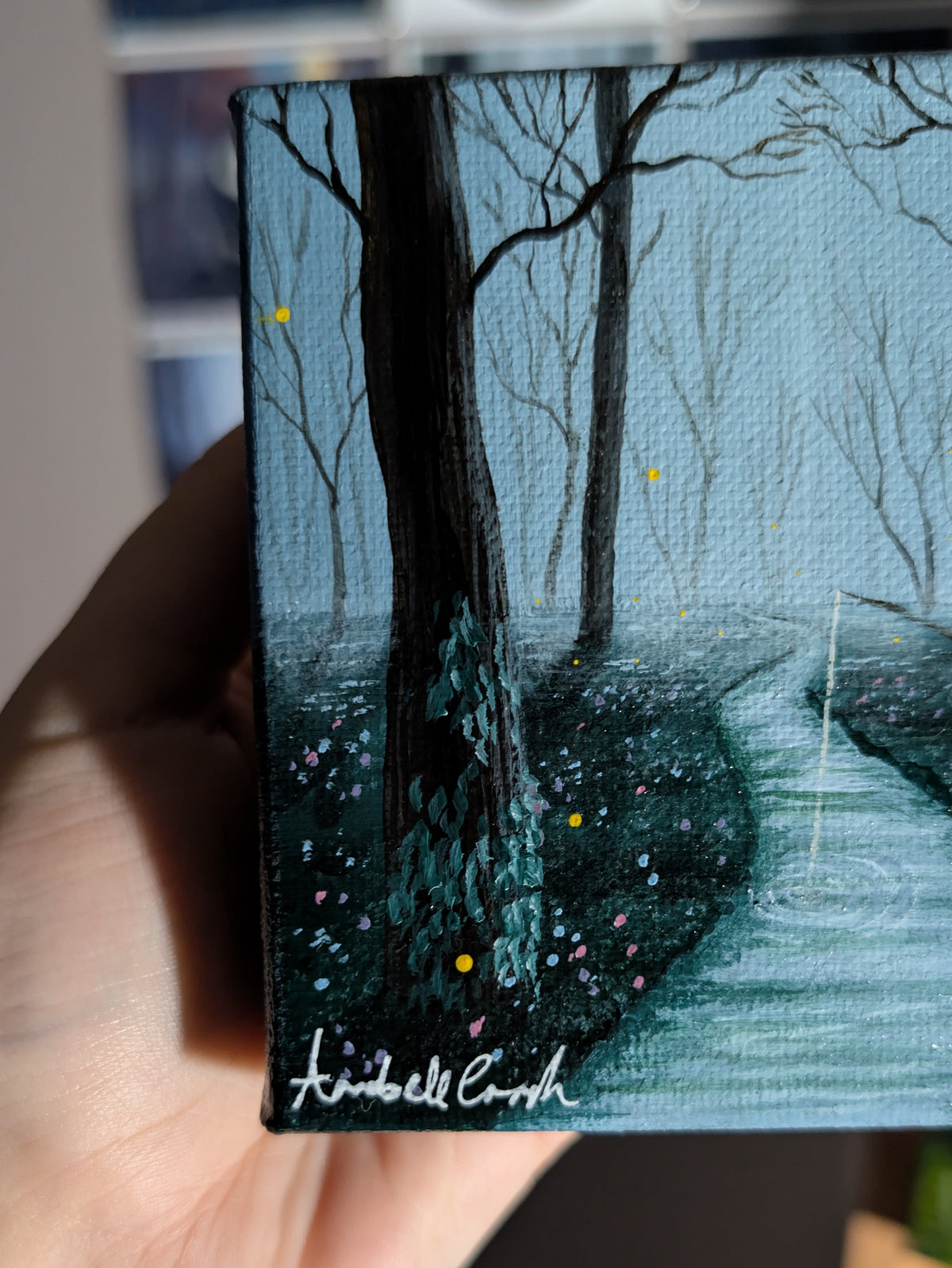 Carl Goes Fishing Part 2 4" Painting 53/50