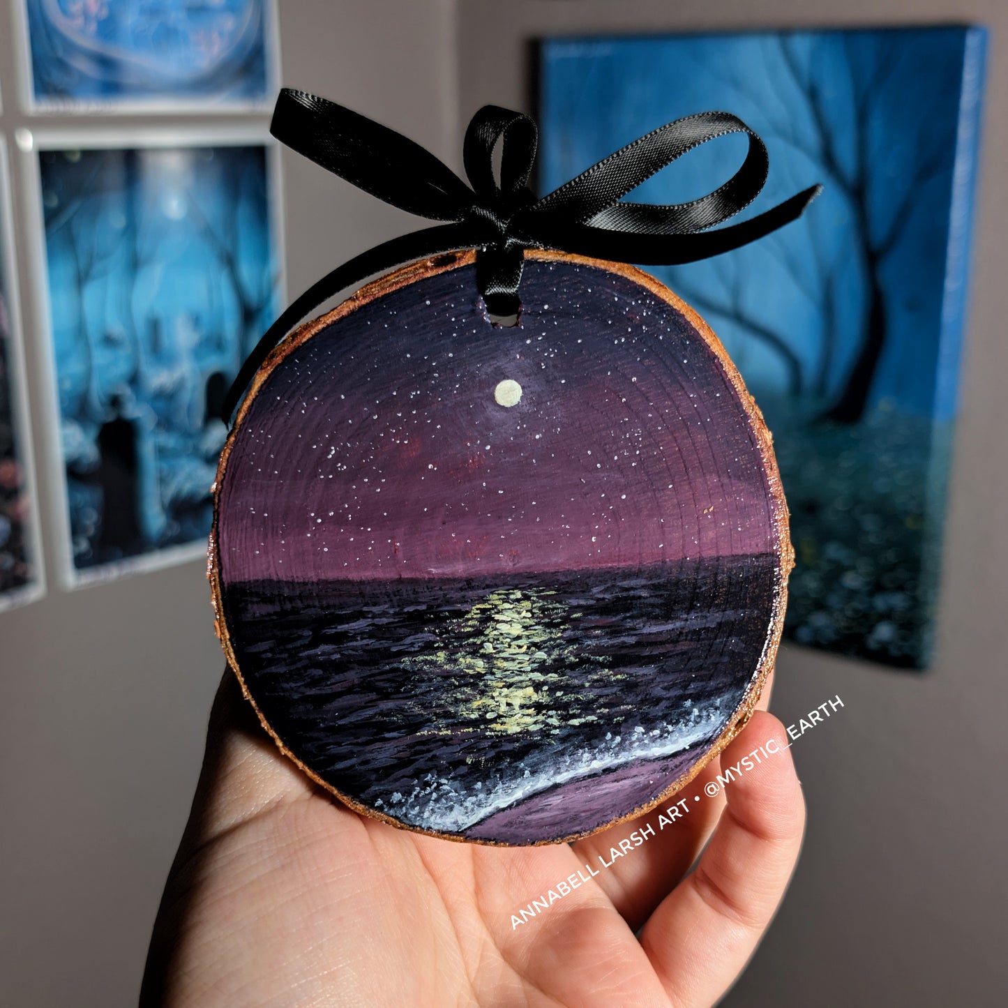 Ocean Glow Mini Portal Painting