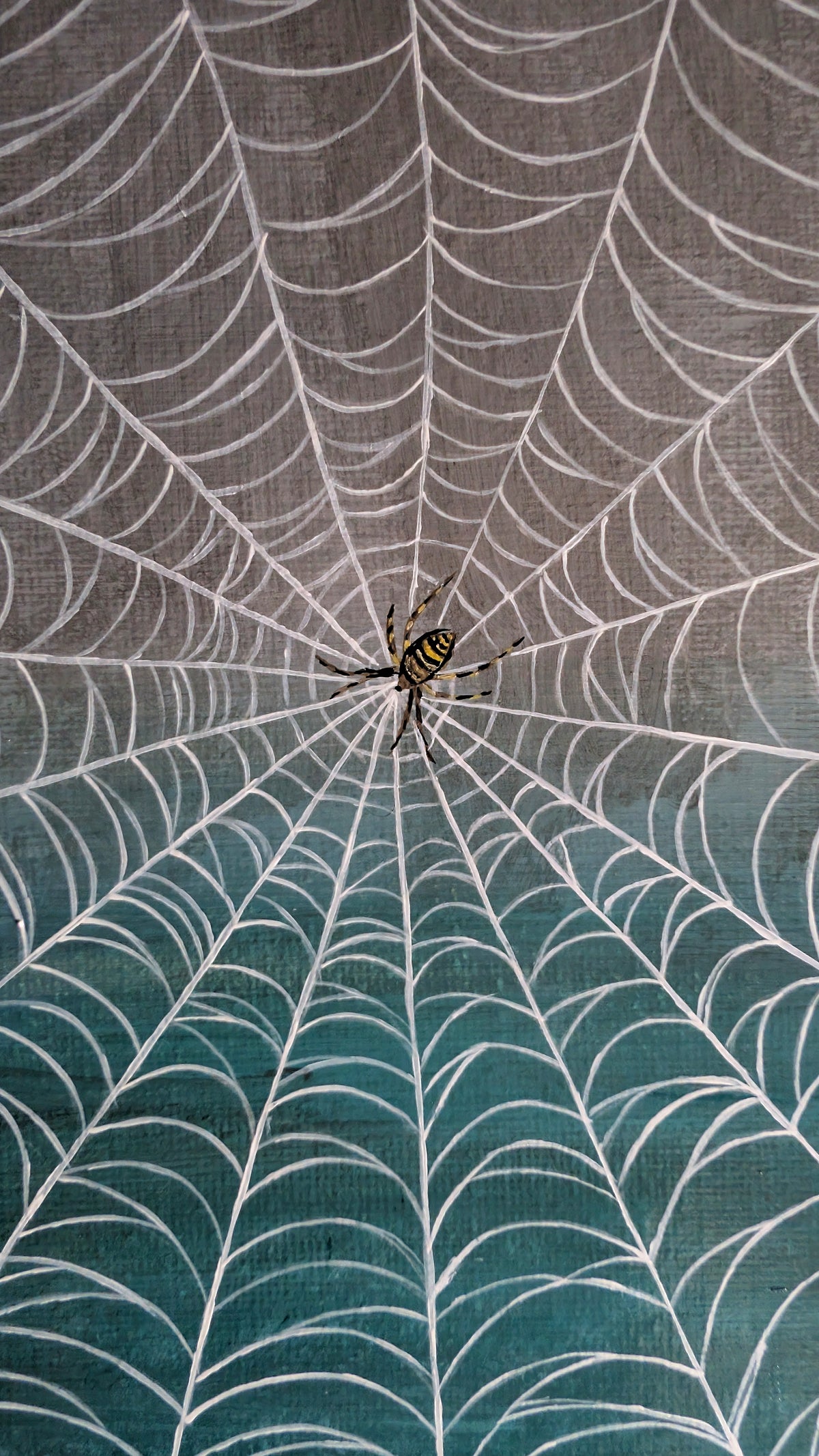 Mildred's Web 9" x 12" Painting