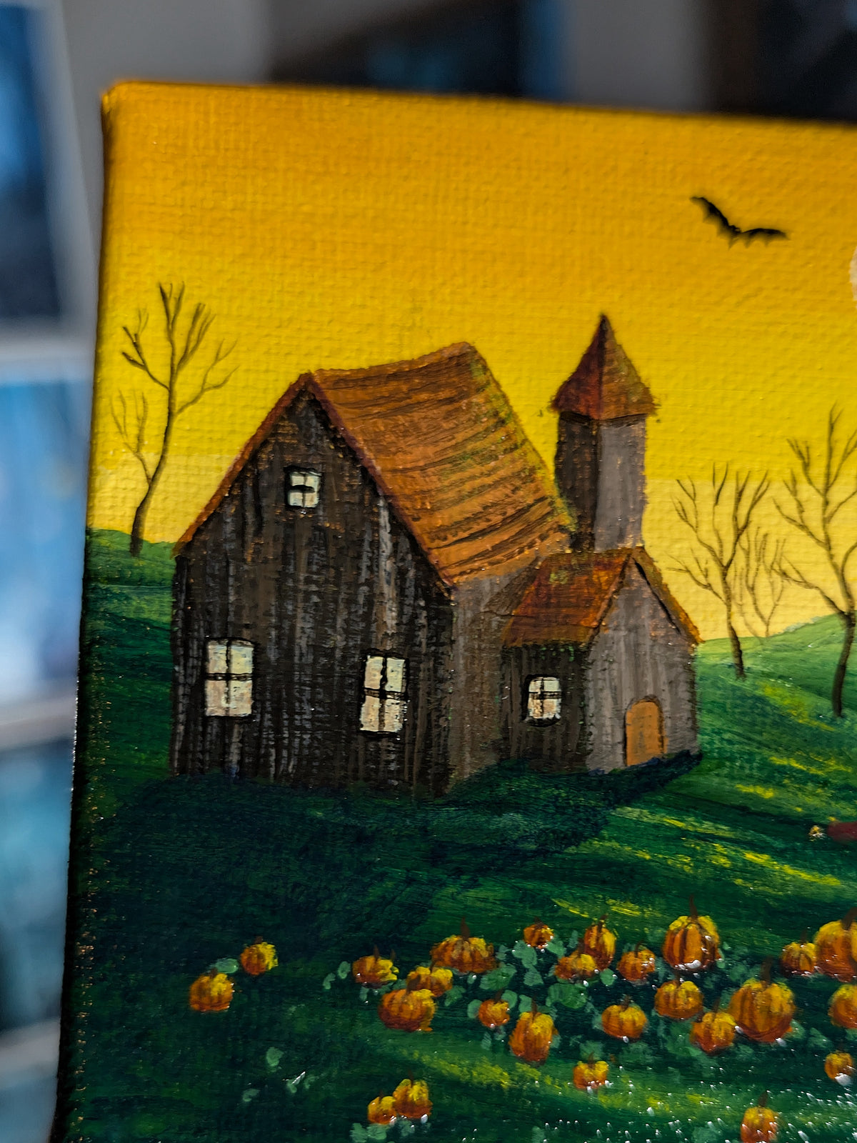 Haunted Farm 4" Painting 4/50
