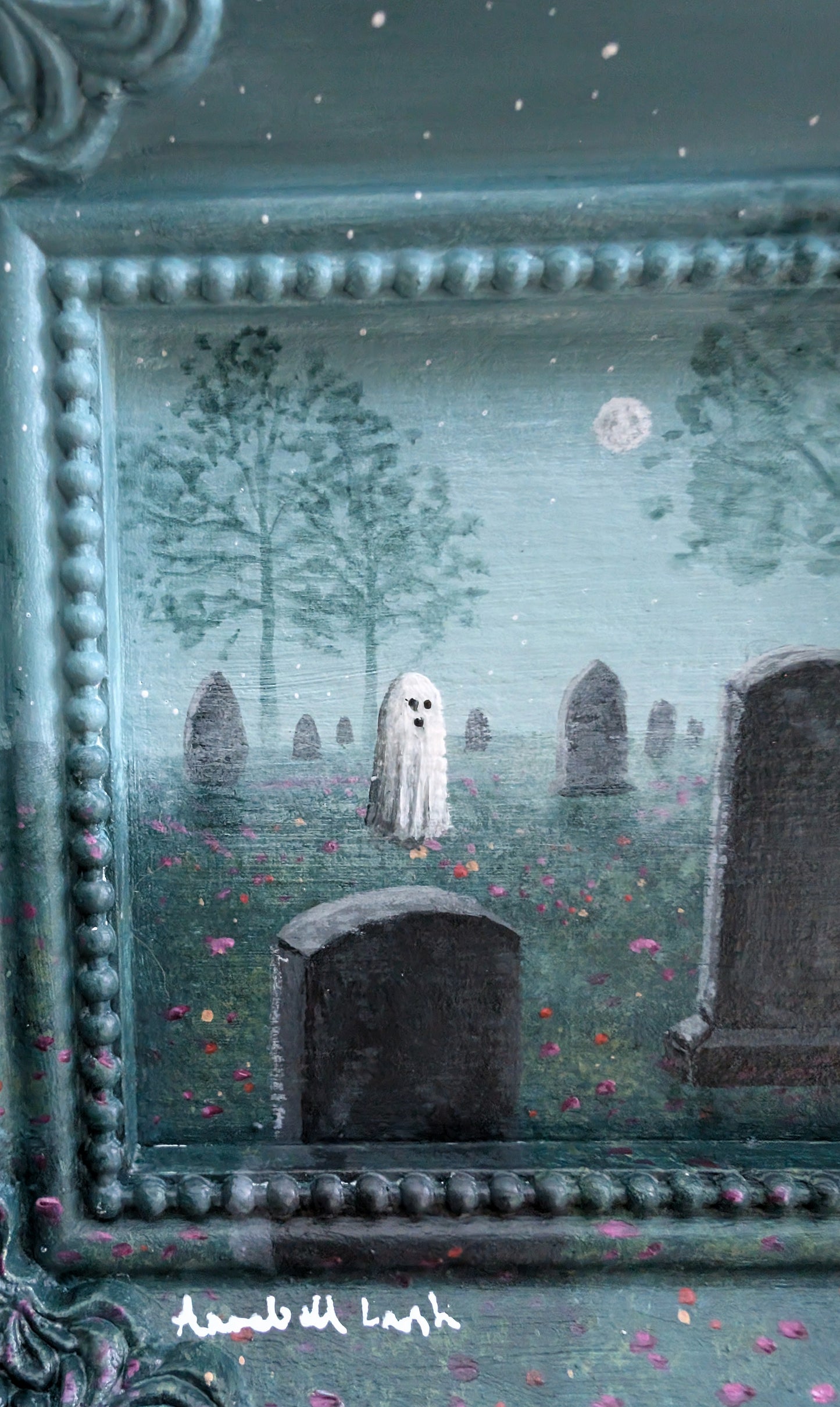 Carl's Cemetery 4.5" Painting