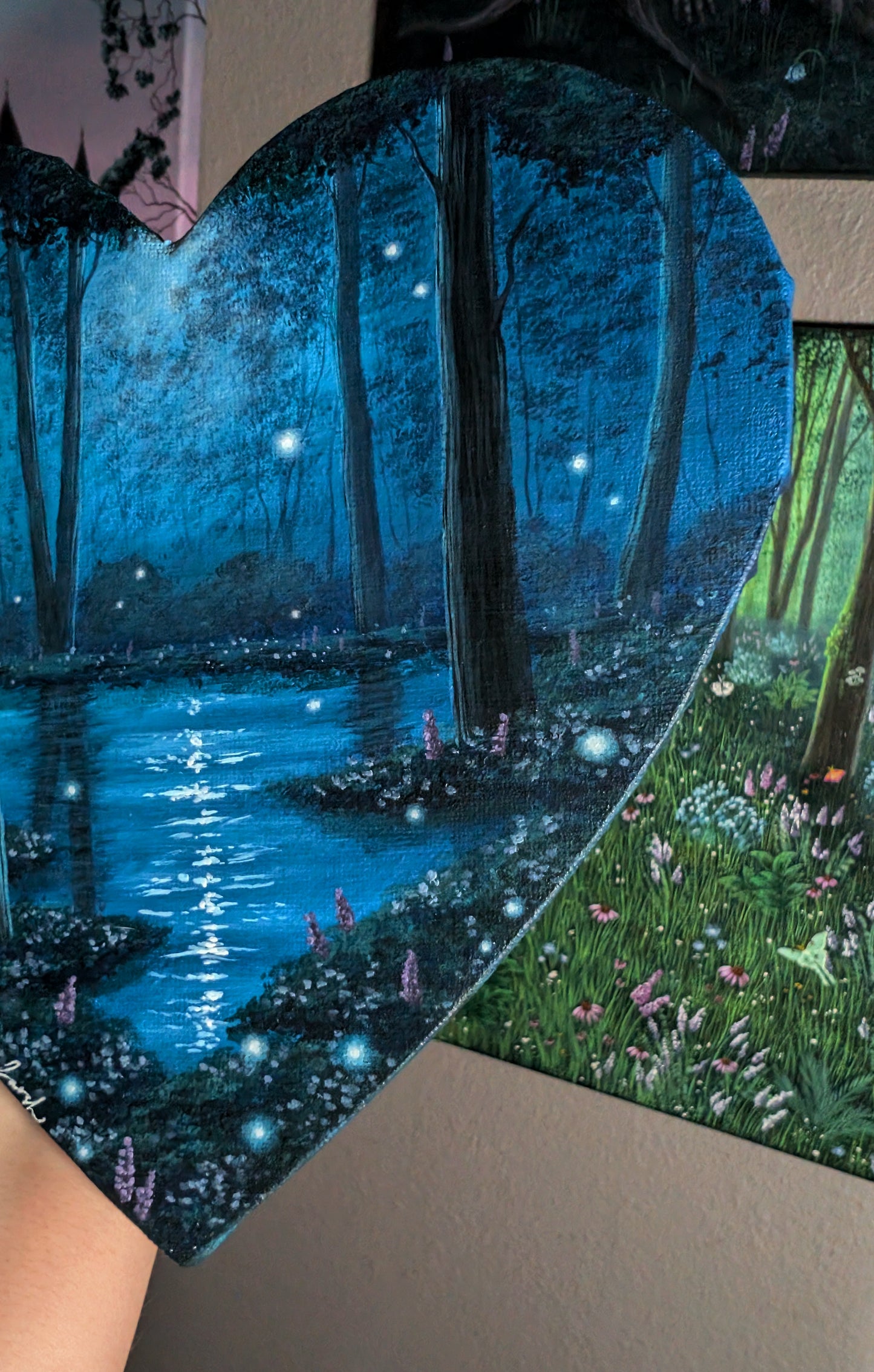 The Secret Pond 8" Painting