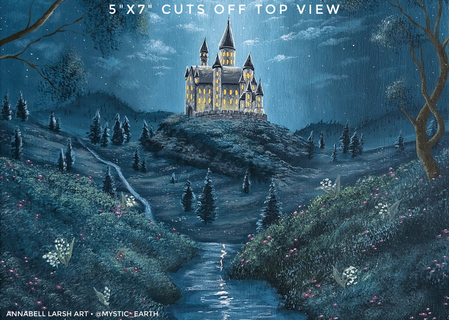 The Moonlit Castle Prints