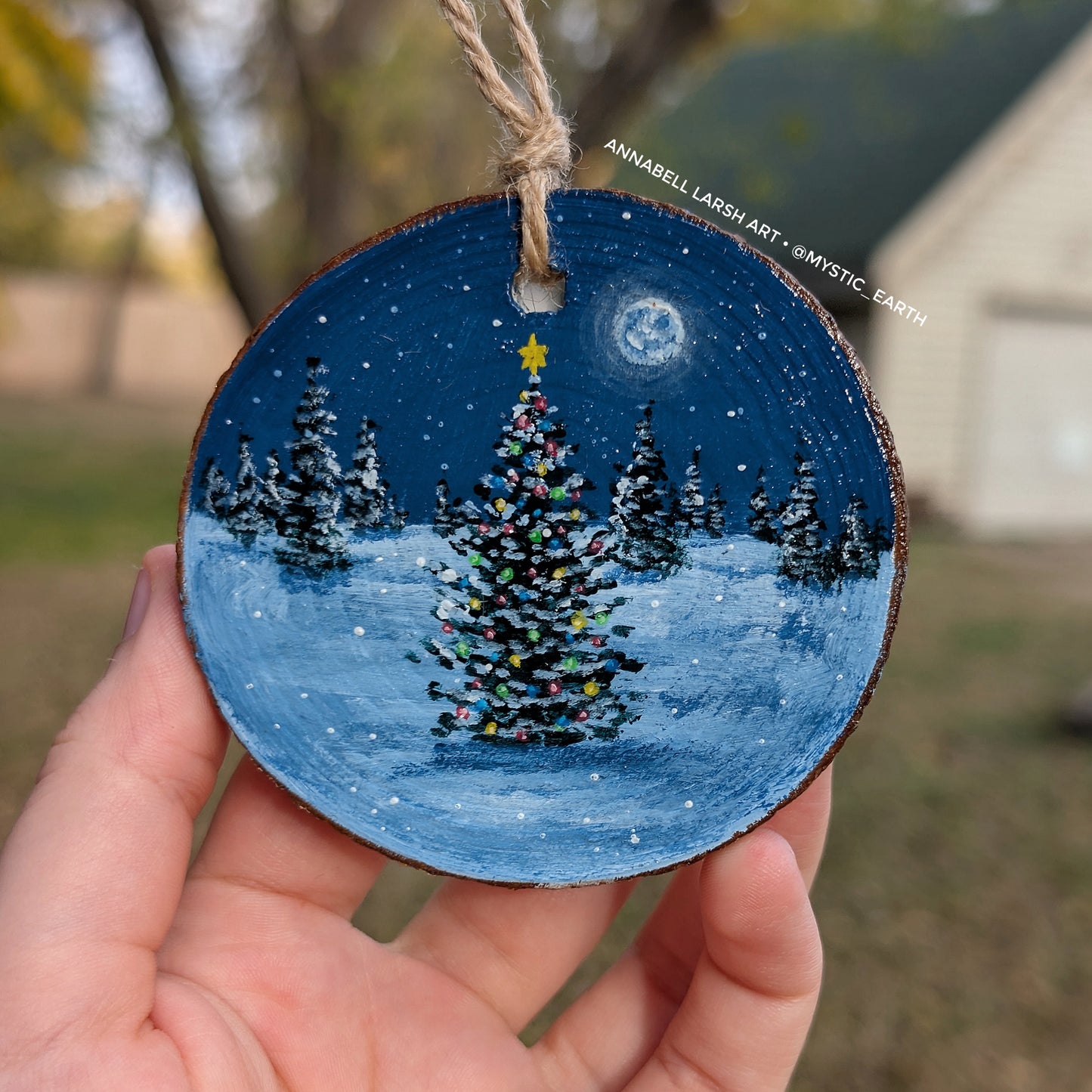 Winter Wonderland 4pc Tree Ornament or Wall Art Set