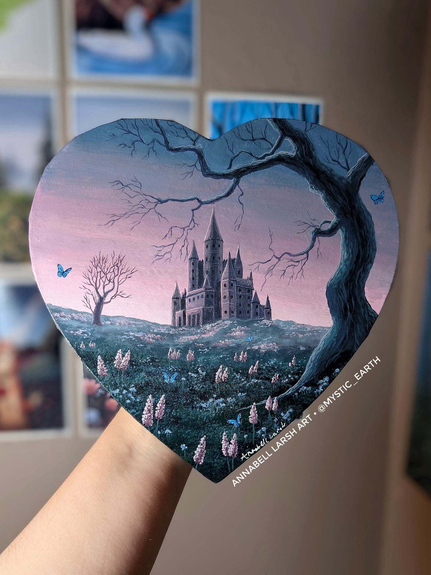 The Rosewood Castle 8" Painting