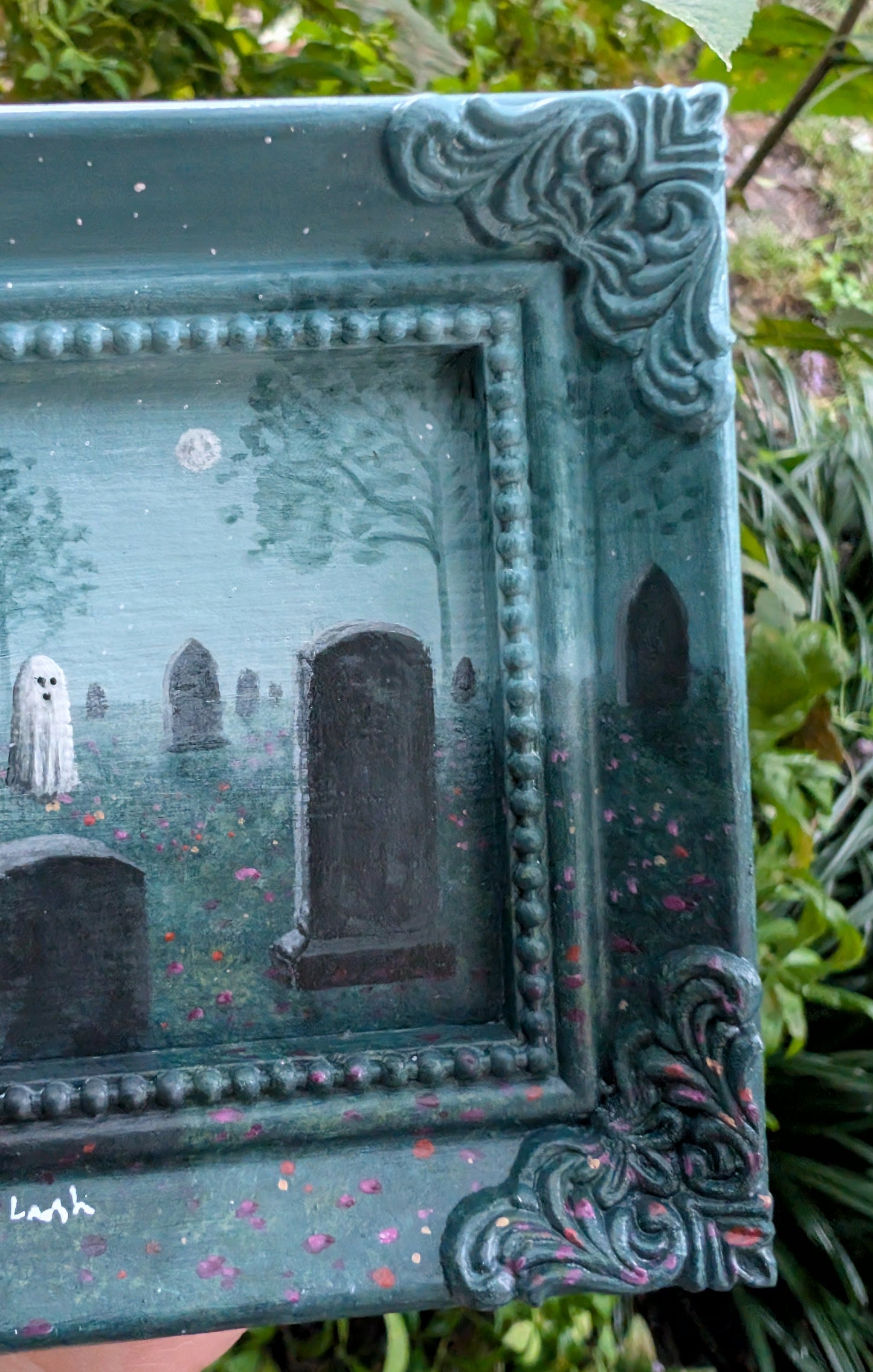 Carl's Cemetery 4.5" Painting