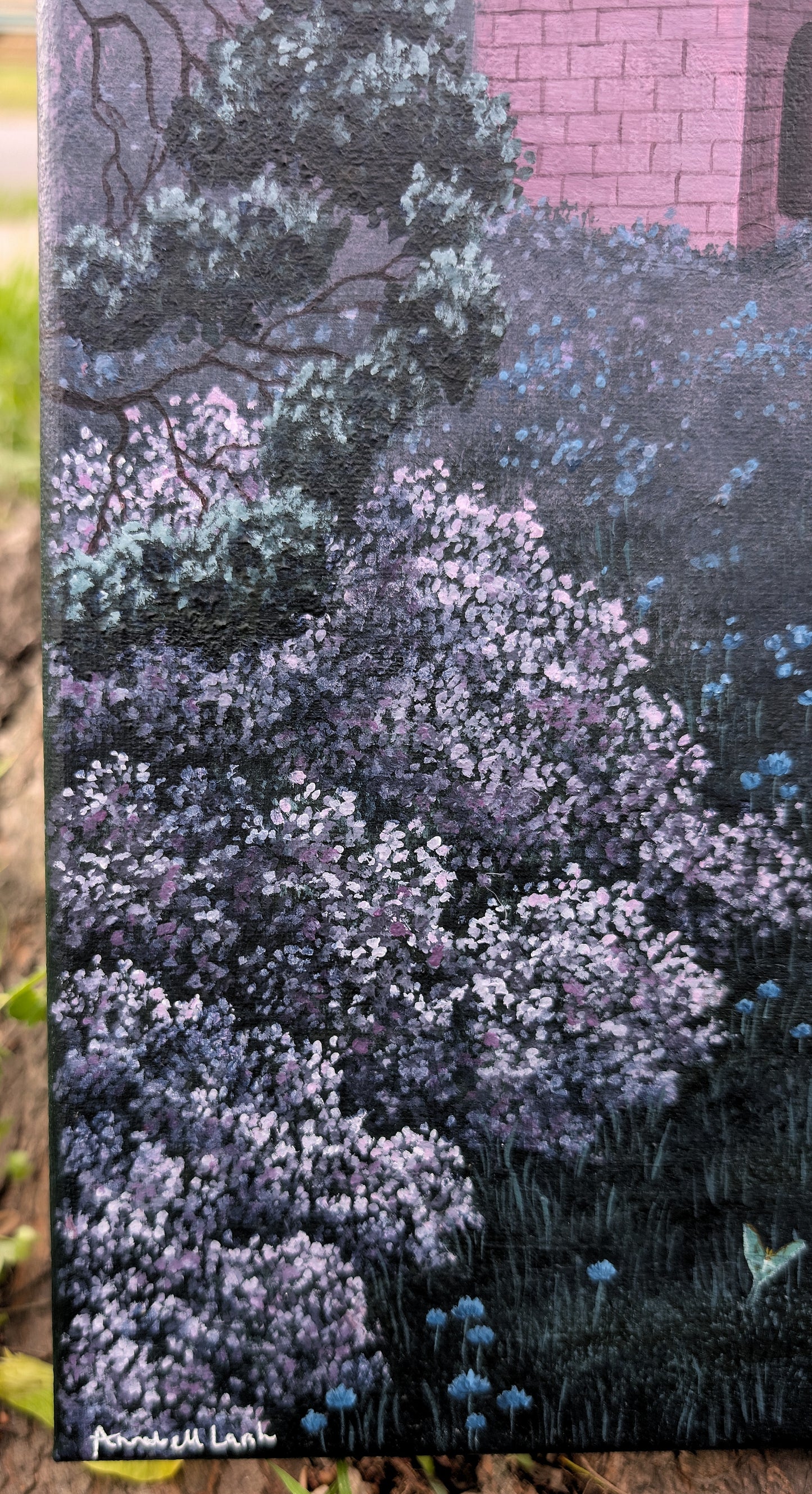 Amethyst Castle 10x20 Painting