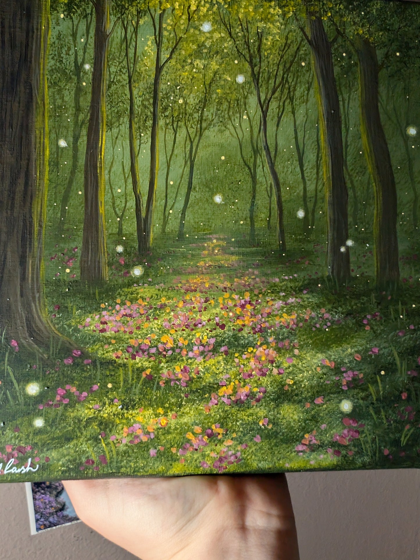 Lost in Time 8"x8" Painting