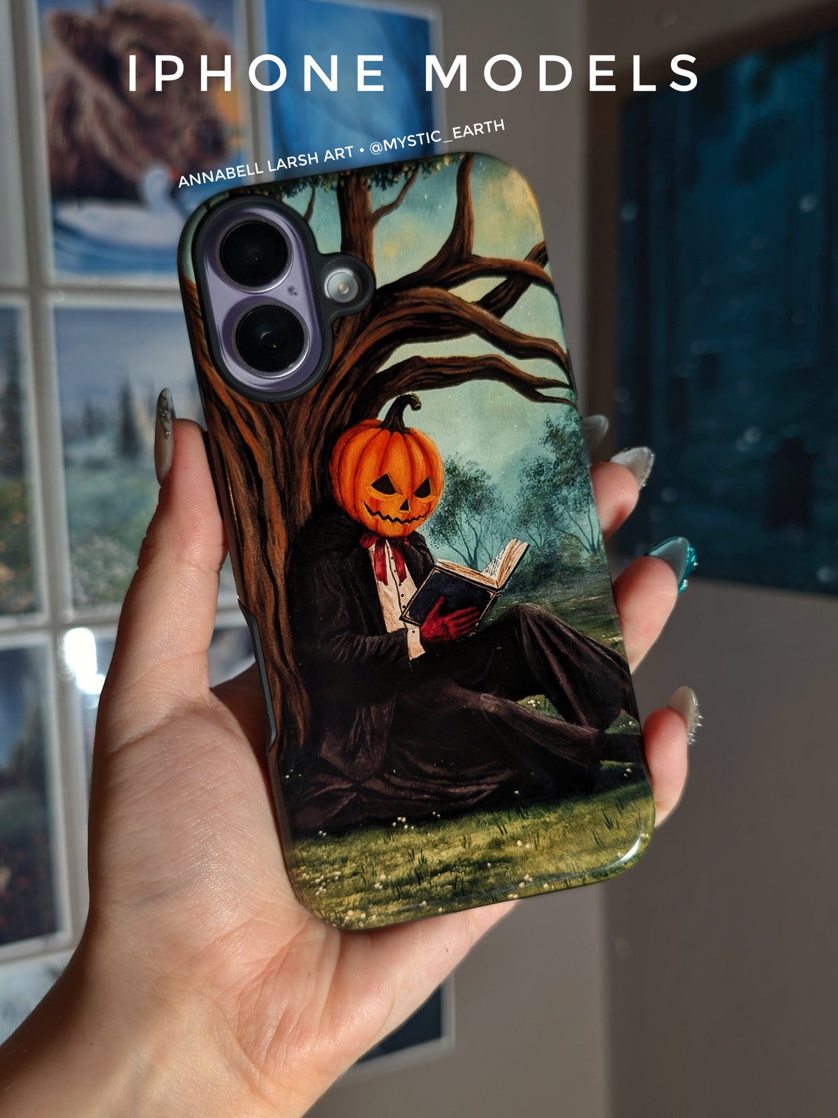 "Headless Horseman" Tough Phone Cases For IPhones 17 Pro through 8