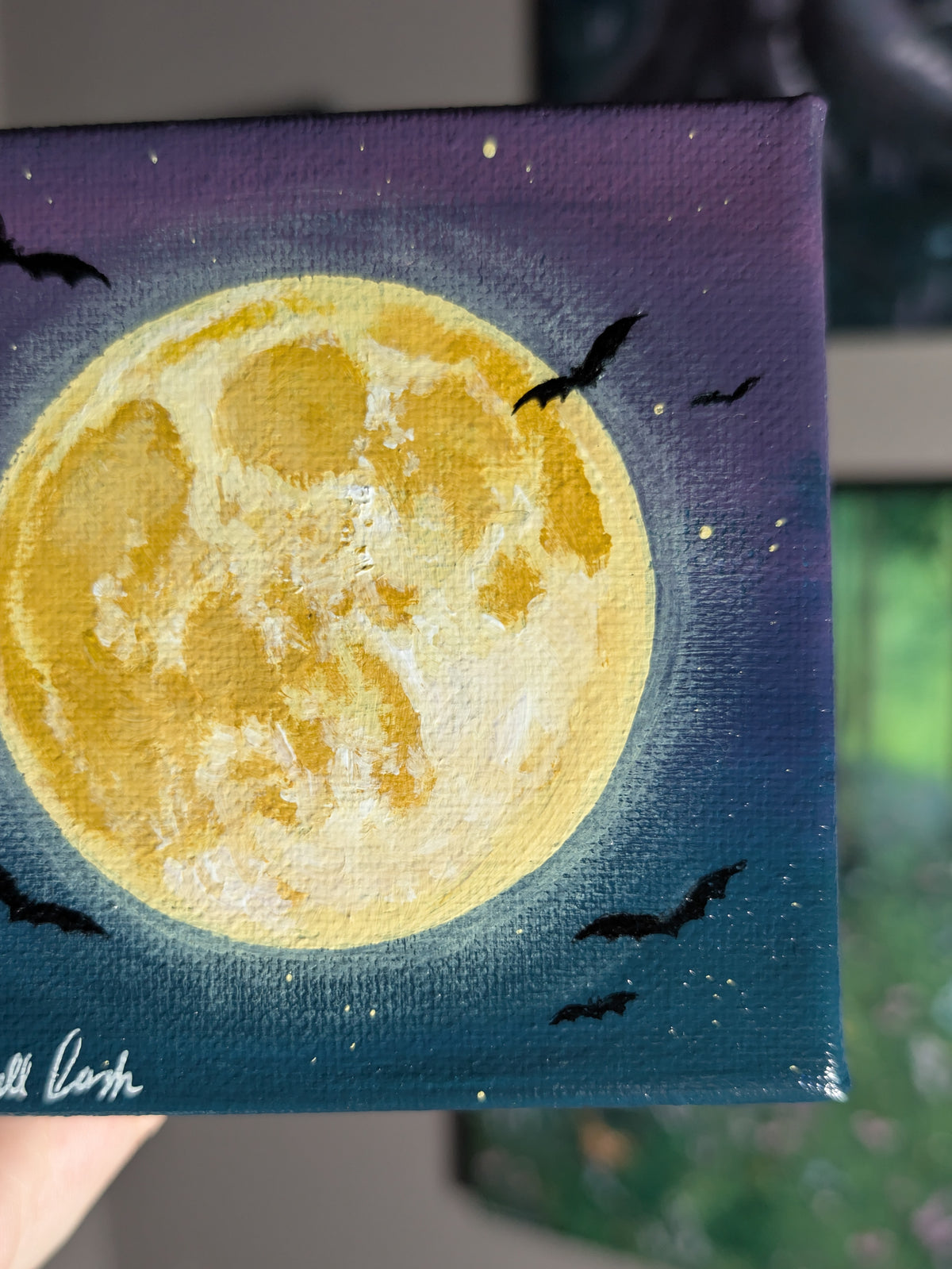 The Yellow Moon 4" Painting 28/50
