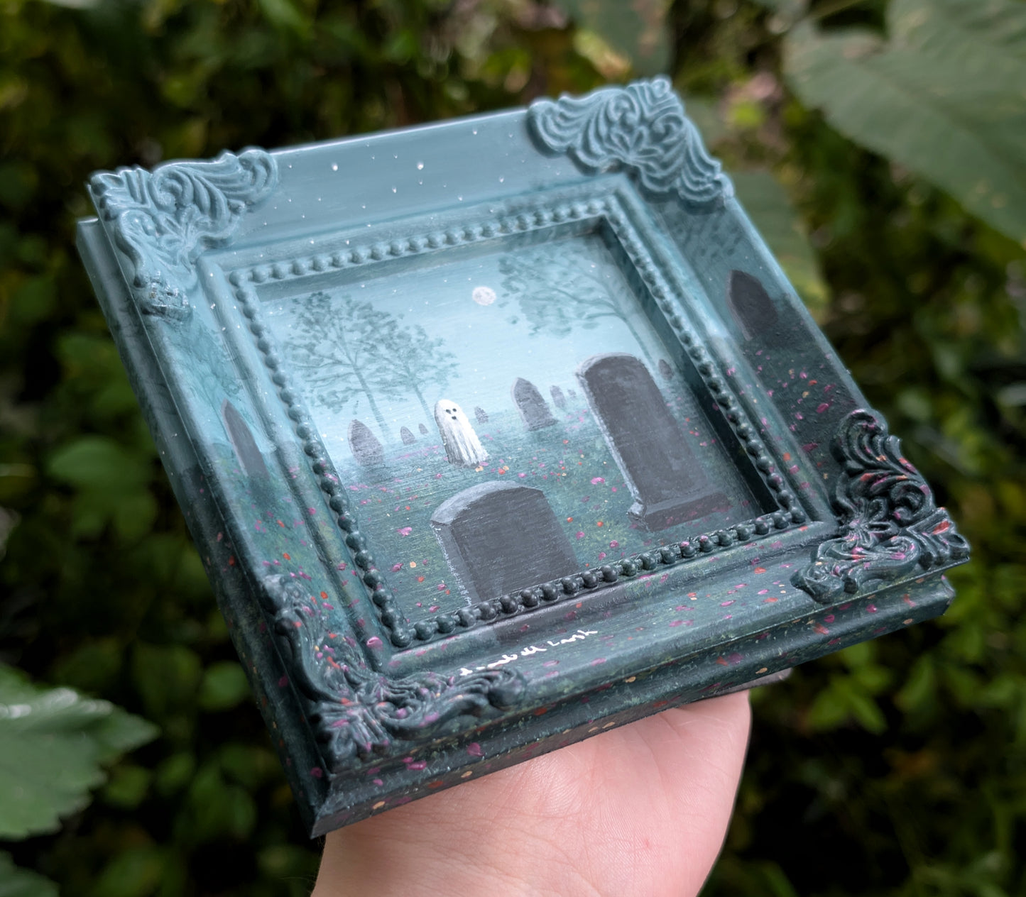 Carl's Cemetery 4.5" Painting