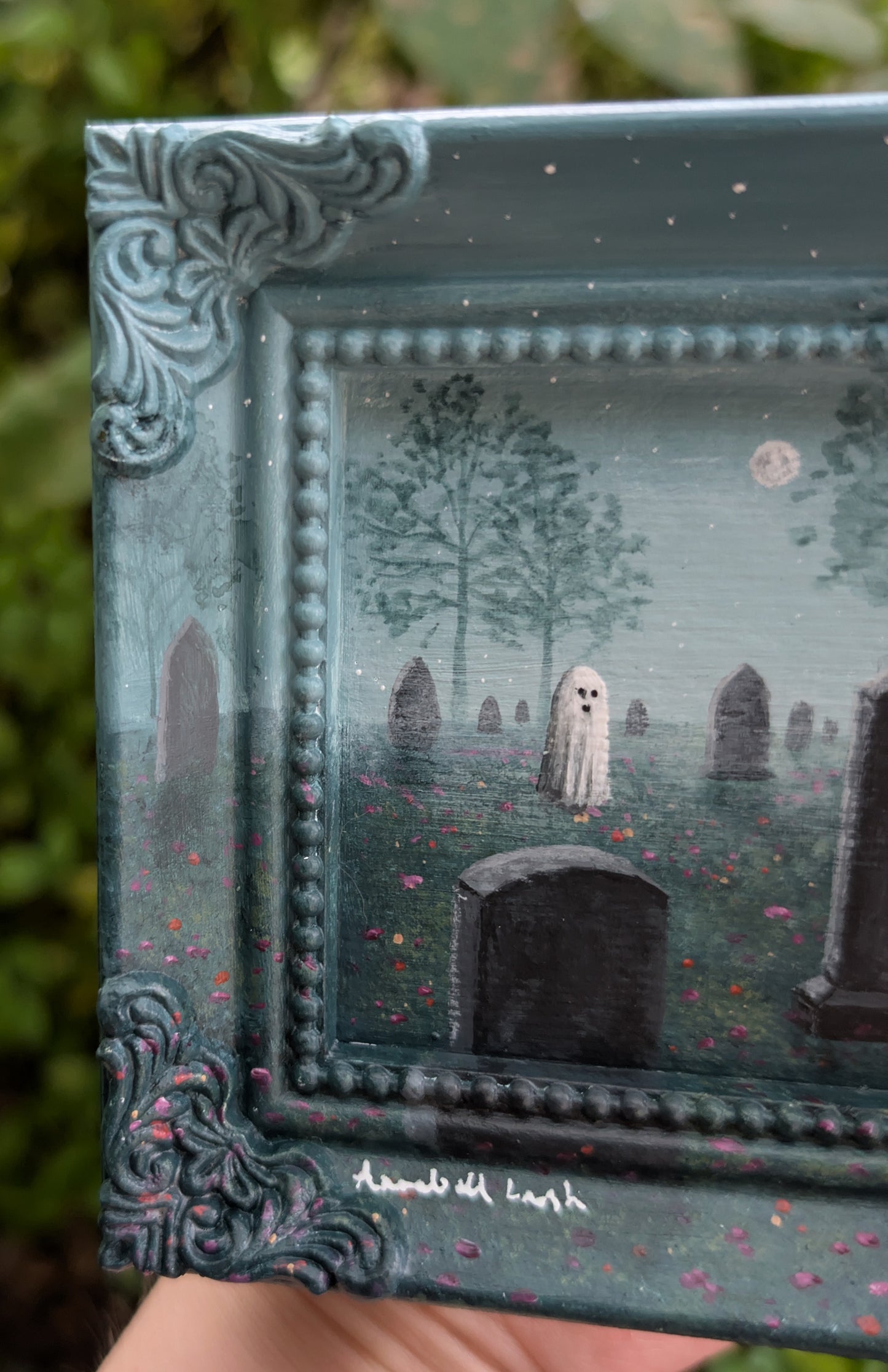 Carl's Cemetery 4.5" Painting