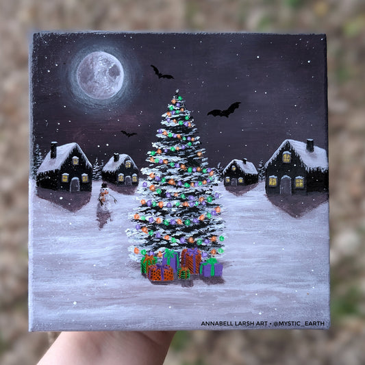 Creepmas Town 6" Painting