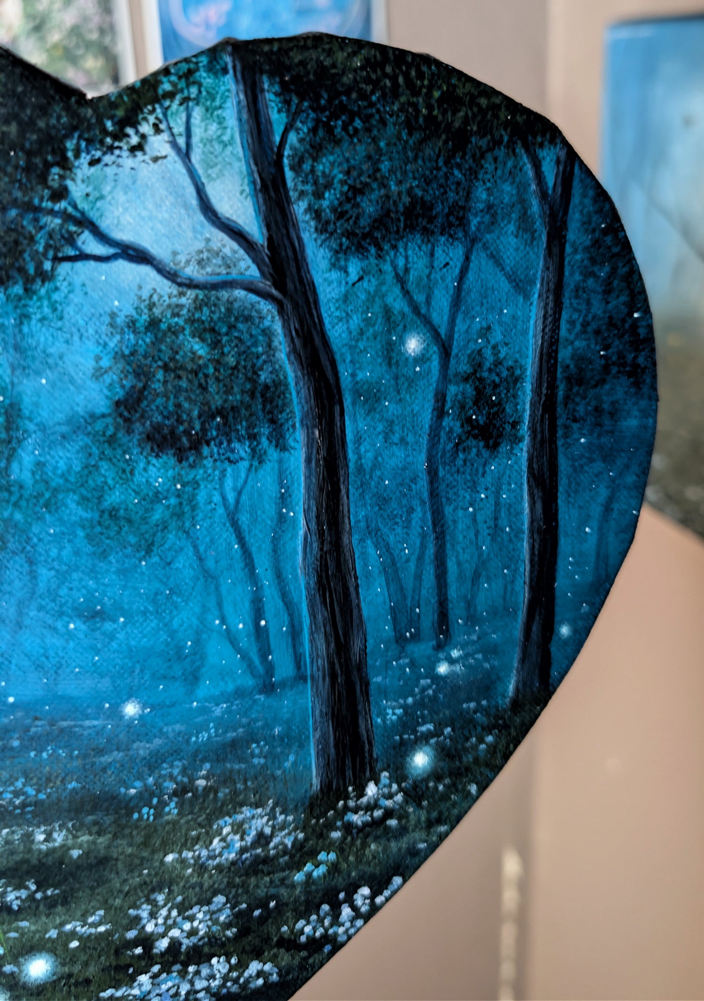 In the Forest of Spirits 8" Painting