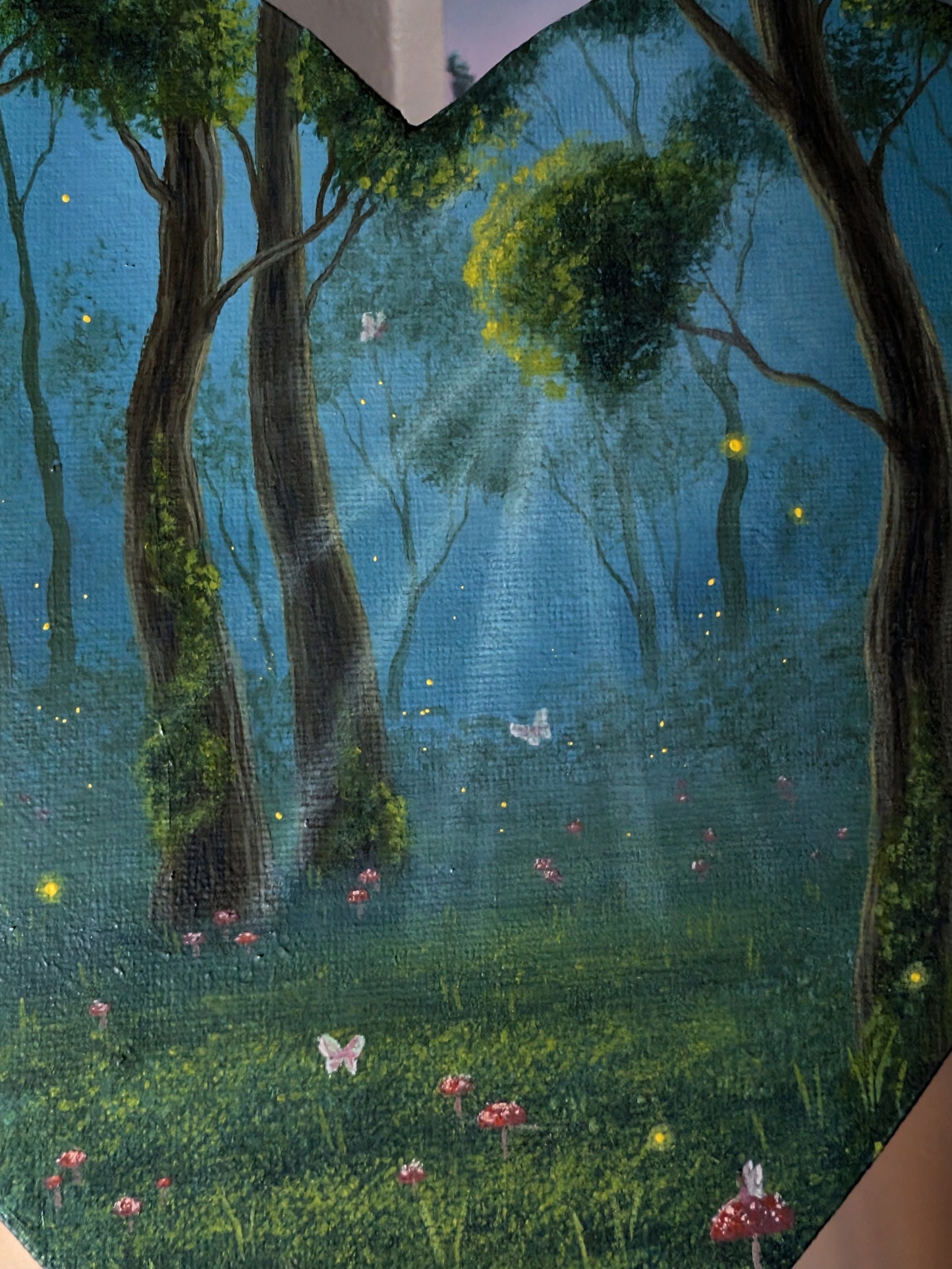 Toadstool Forest 8" Painting