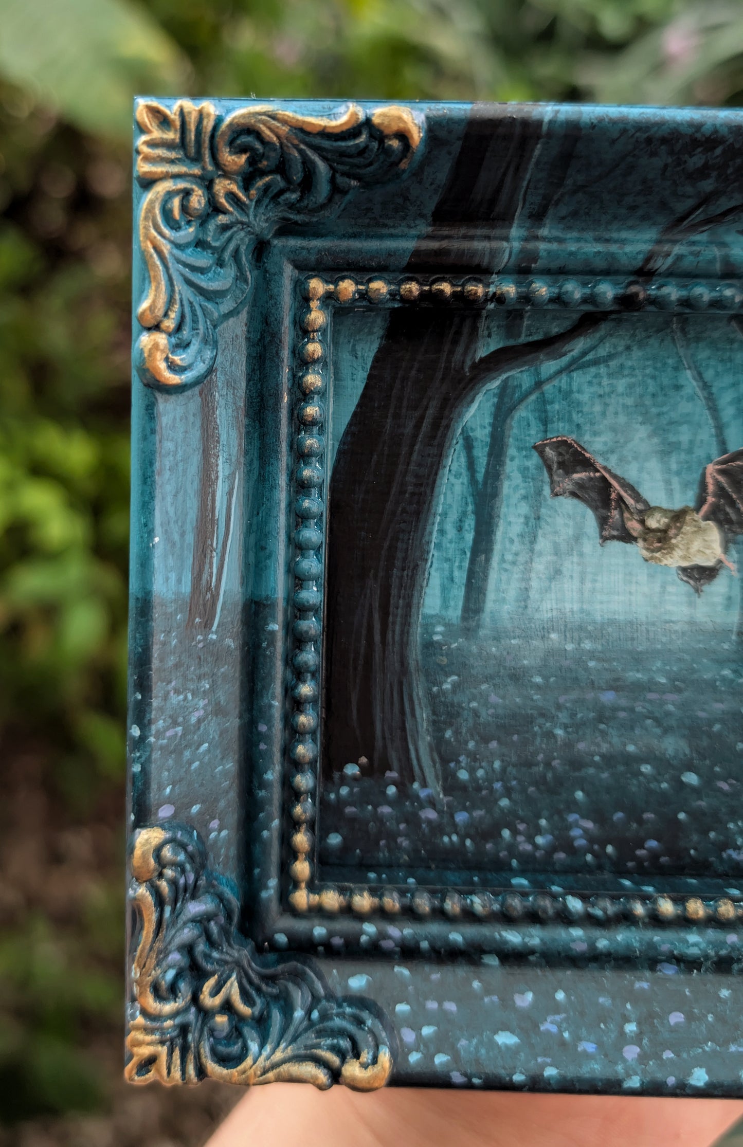 Blue Nights 4.5" Painting