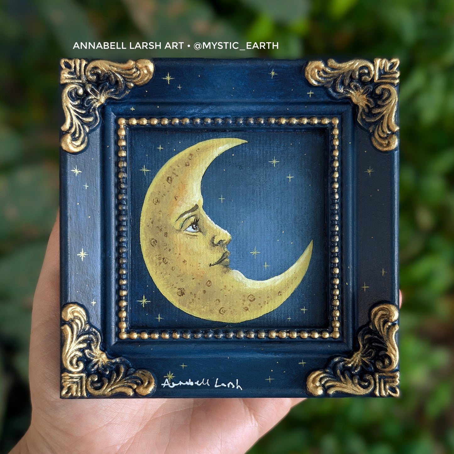 The Moon 4.5" Painting