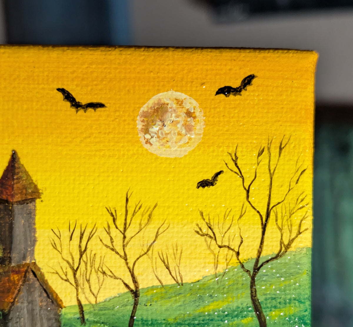 Haunted Farm 4" Painting 4/50