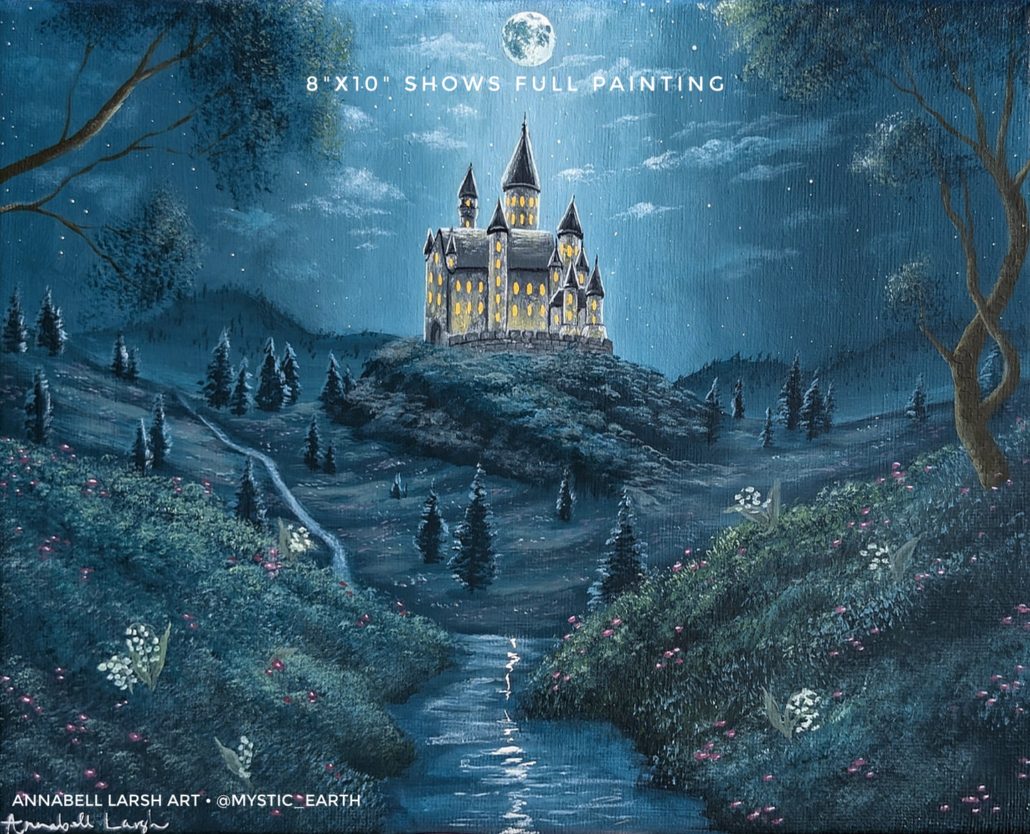 The Moonlit Castle Prints