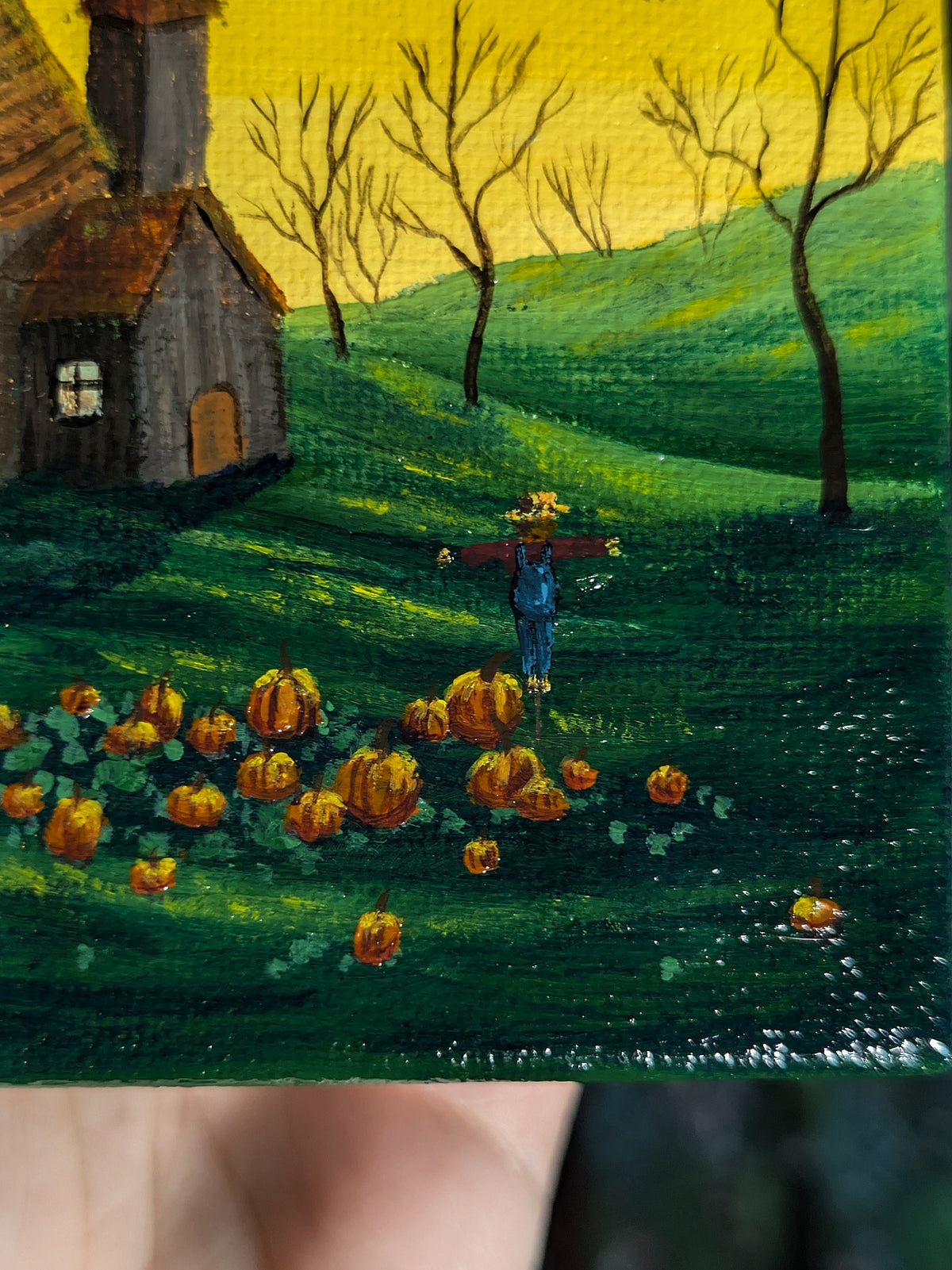 Haunted Farm 4" Painting 4/50