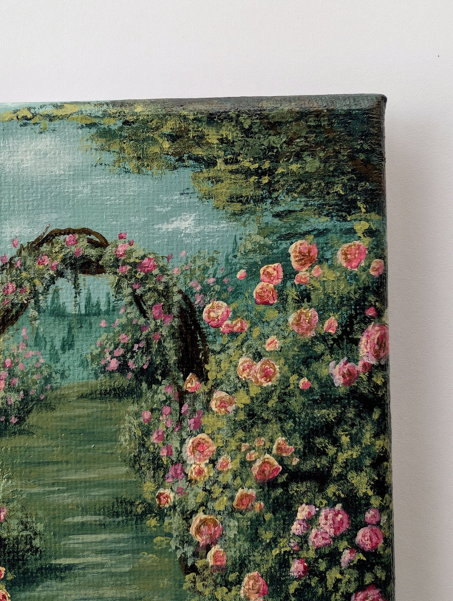 Into the Rose Garden Painting