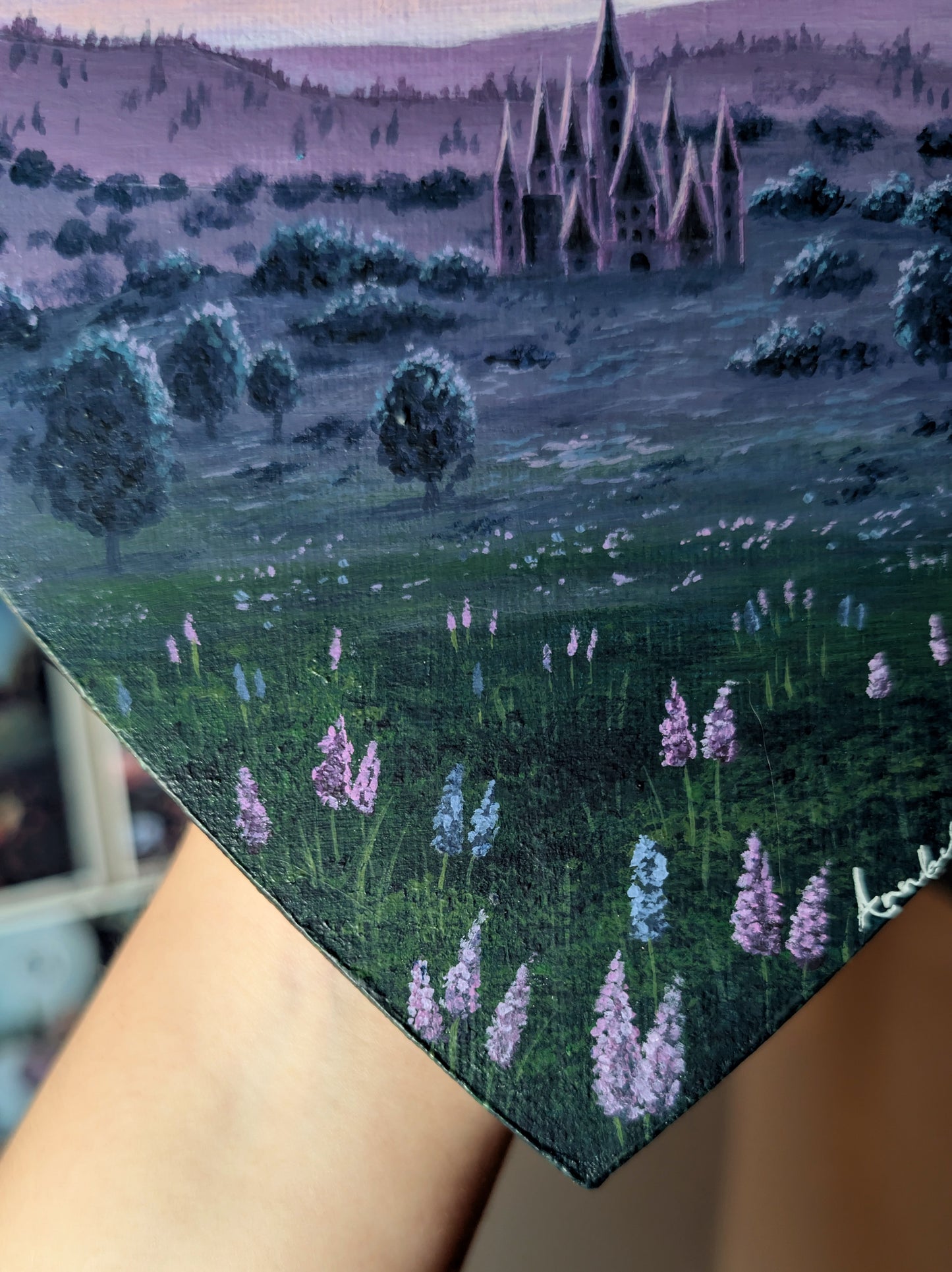 When the Sun Sets 8" Painting