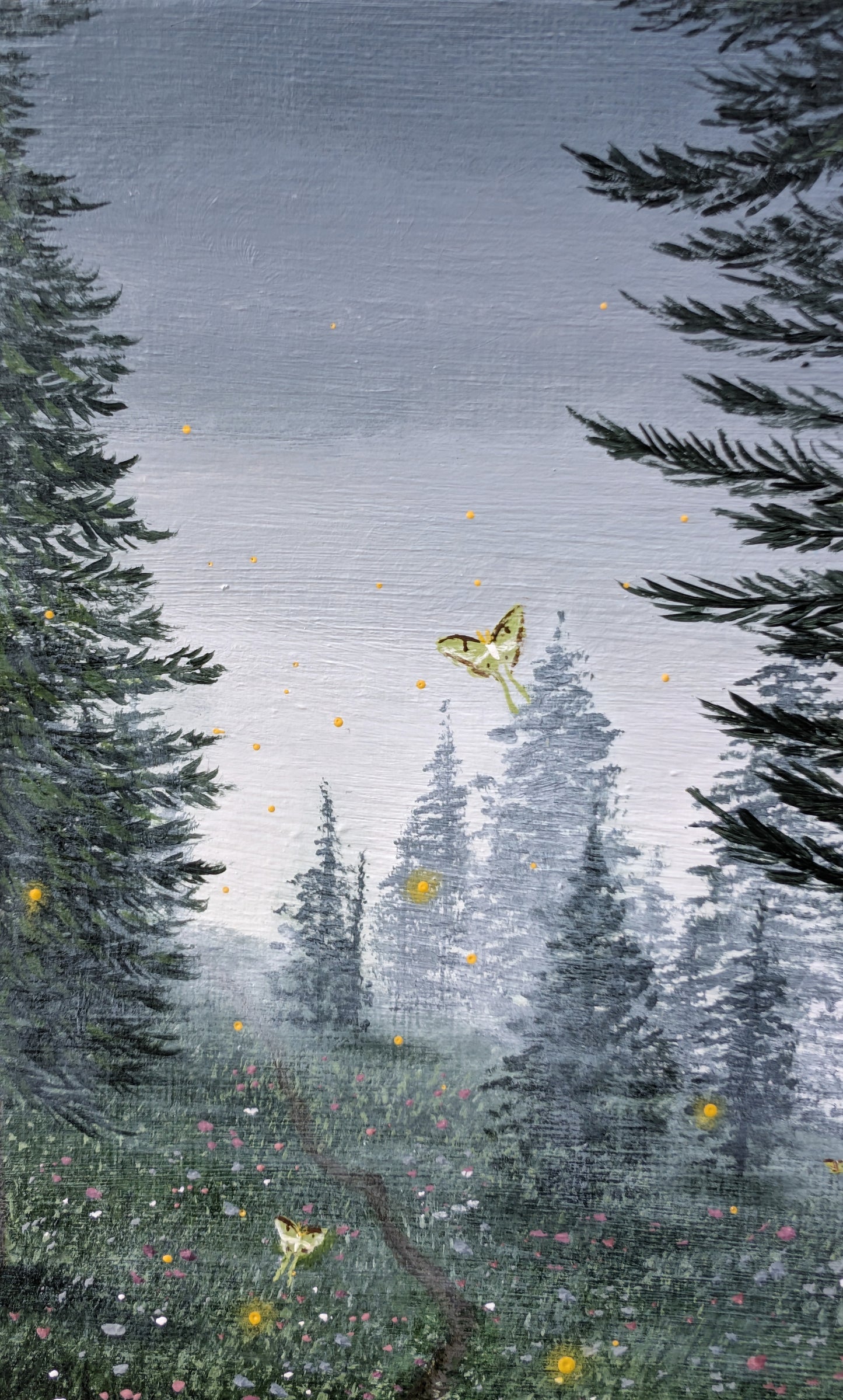 Luna Mountain 8"x10" Painting