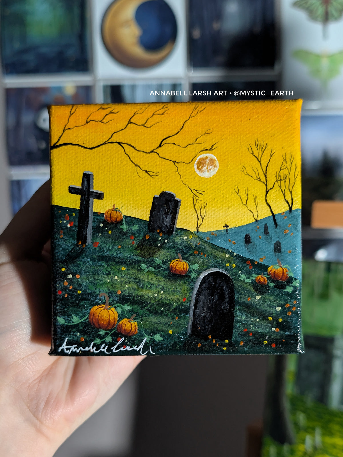 Gourdhill Cemetery 4" Painting 62/50