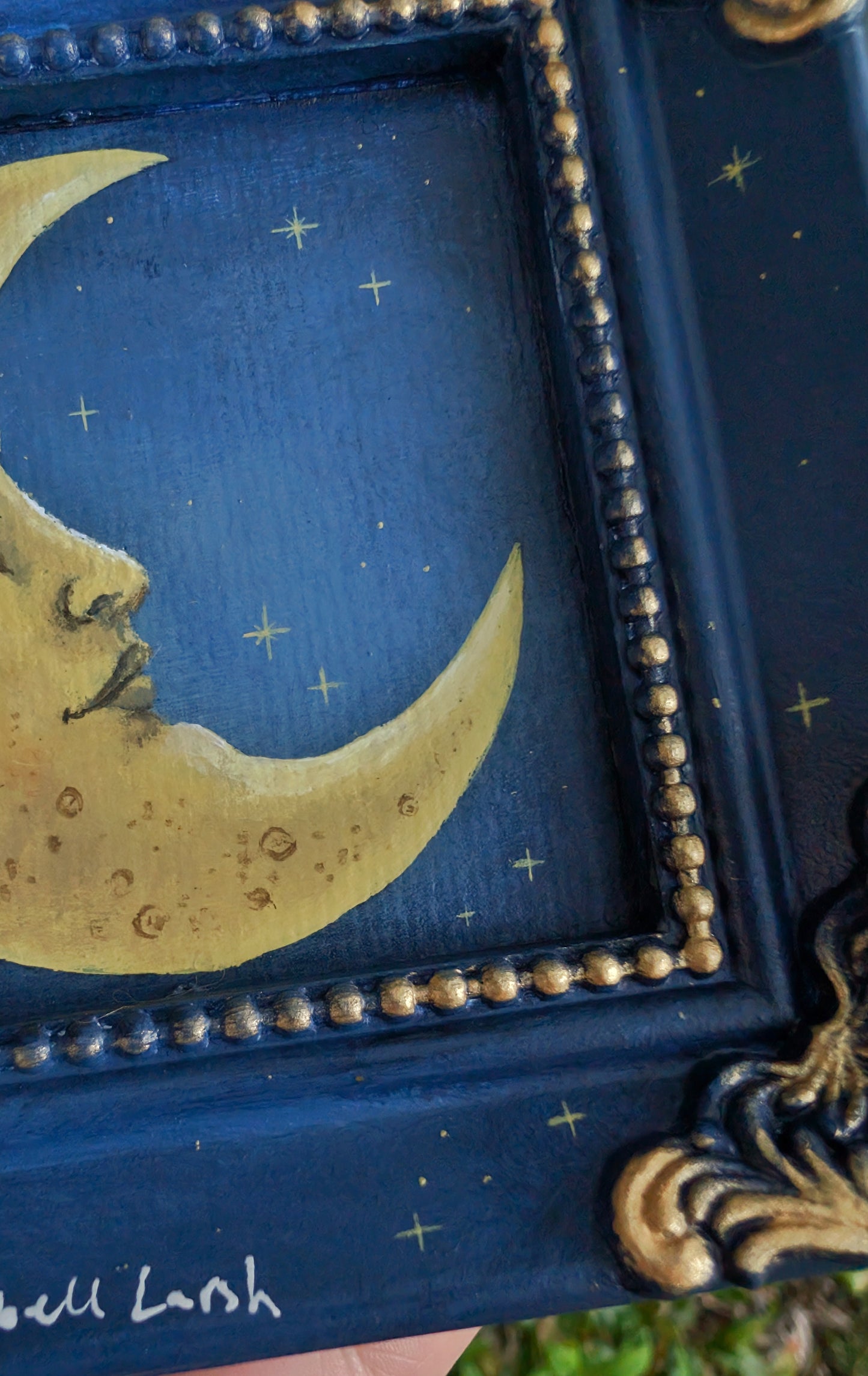 The Moon 4.5" Painting